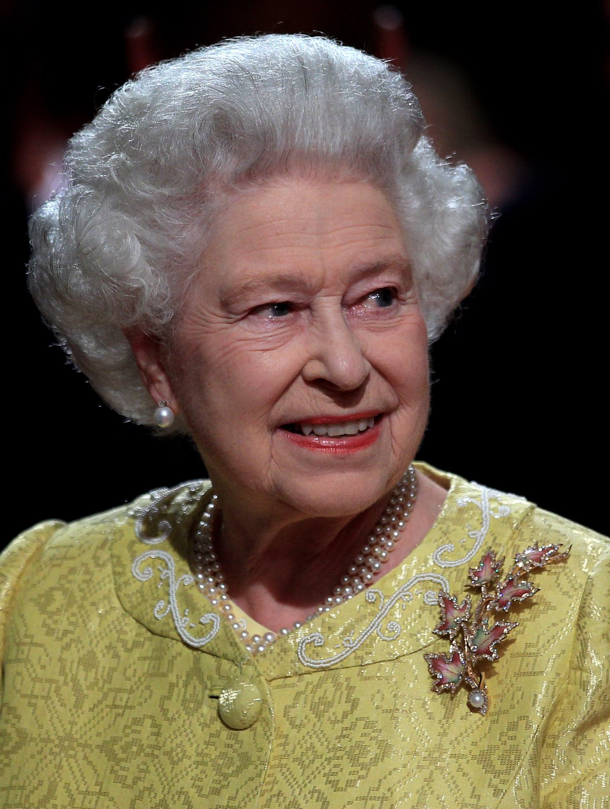 Queen Elizabeth II attends “A Celebration of Novia Scotia” at the Cunard Centre in Halifax on June 28, 2010 (Chris Jackson/PA Images/Alamy)