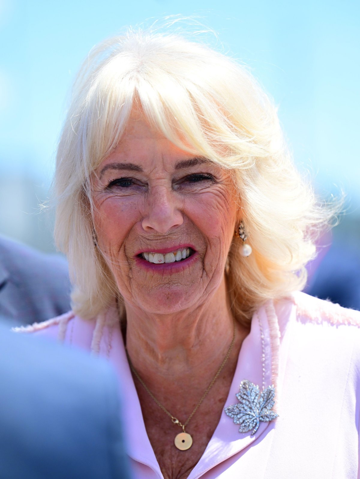 Queen Camilla arrives at Ottawa Airport at the start of a two-day visit to Canada on May 26, 2025 (Victoria Jones/PA Images/Alamy)