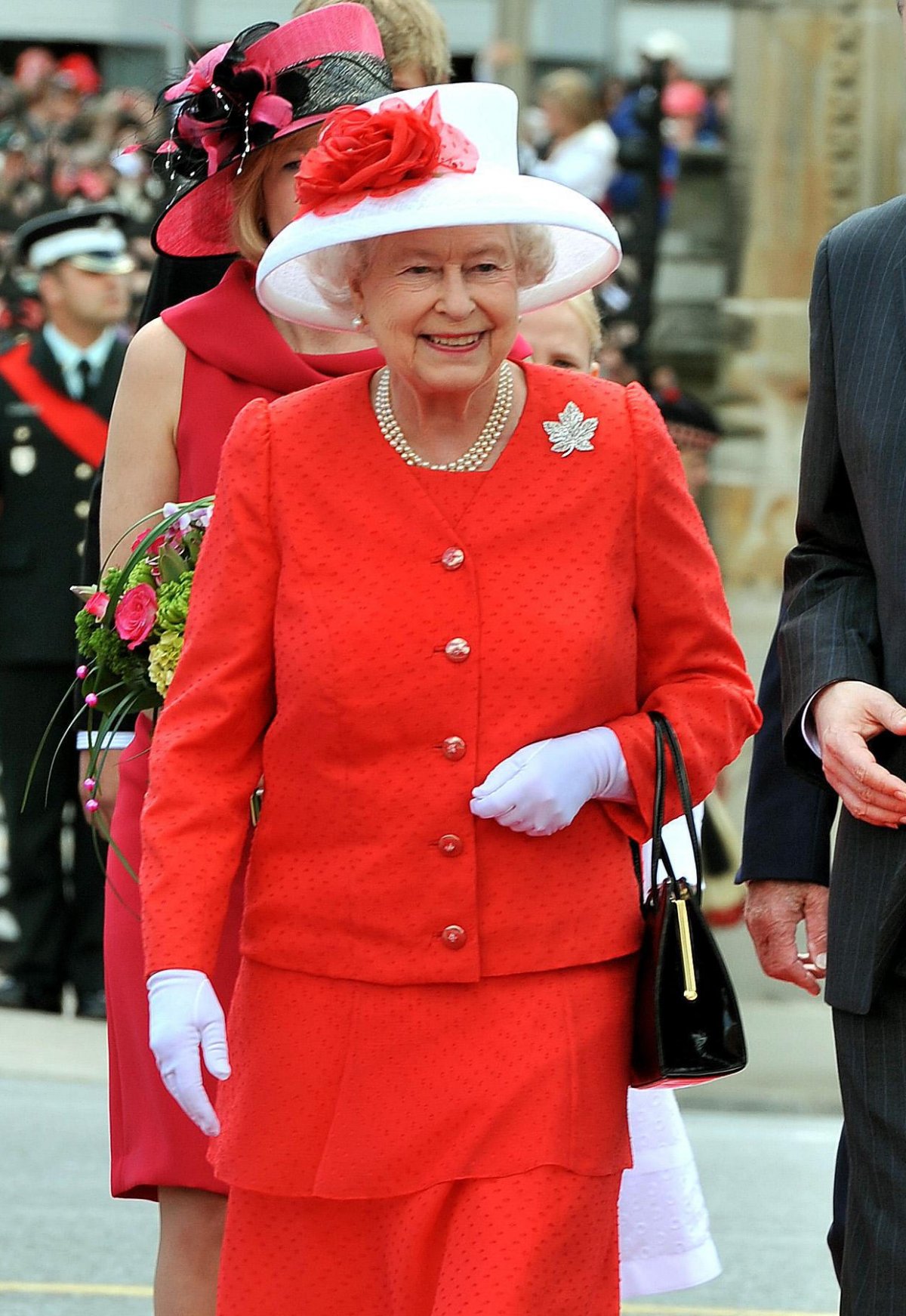 Queen Elizabeth II is pictured during Canada Day celebrations in Ottawa on July 1, 2010 (John Stillwell/PA Images/Alamy)