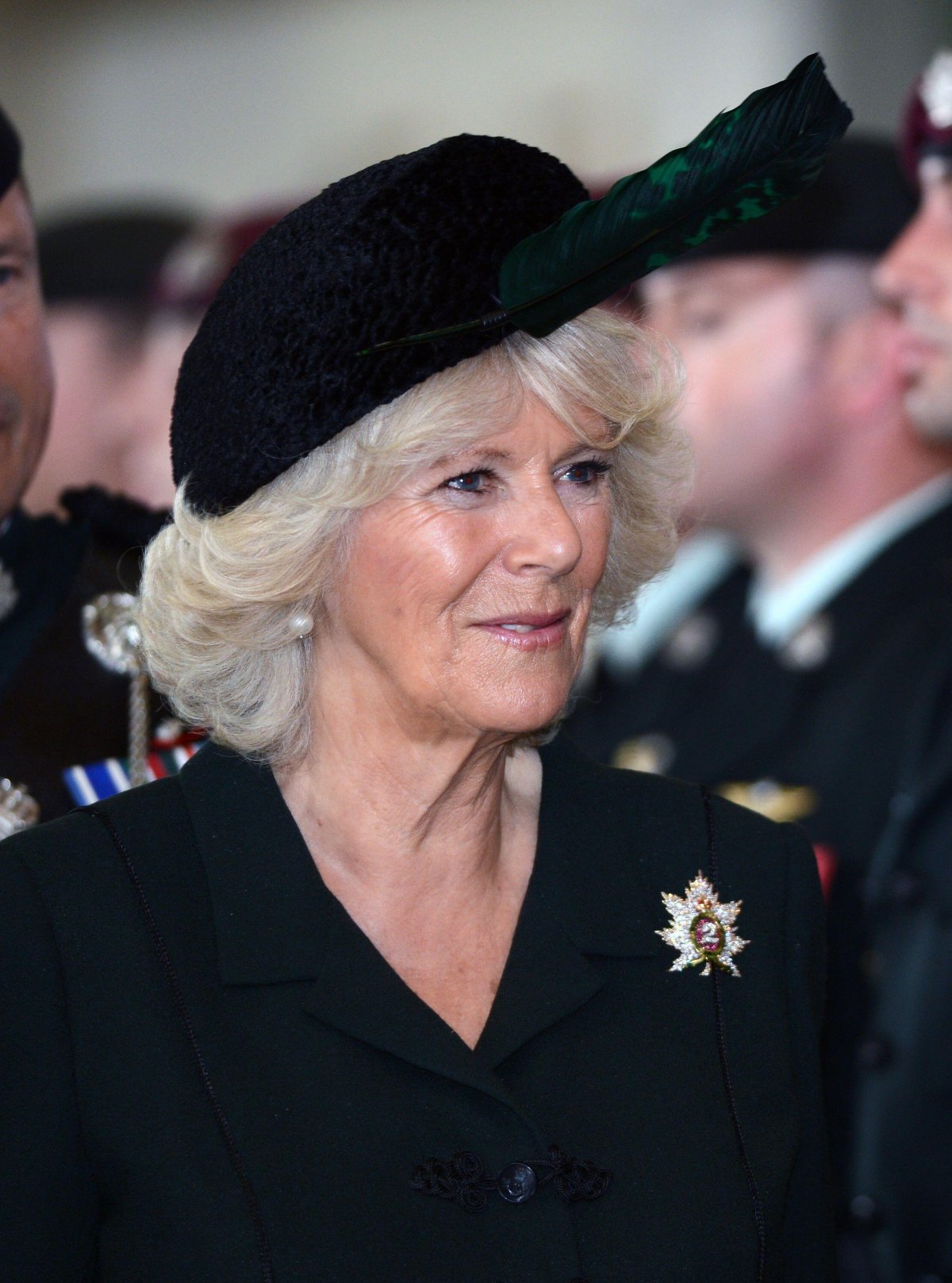 The Duchess of Cornwall visits the Queen's Own Rifles of Canada regiment at Moss Park Armoury in Toronto on May 22, 2012 (Anwar Hussein/Alamy)