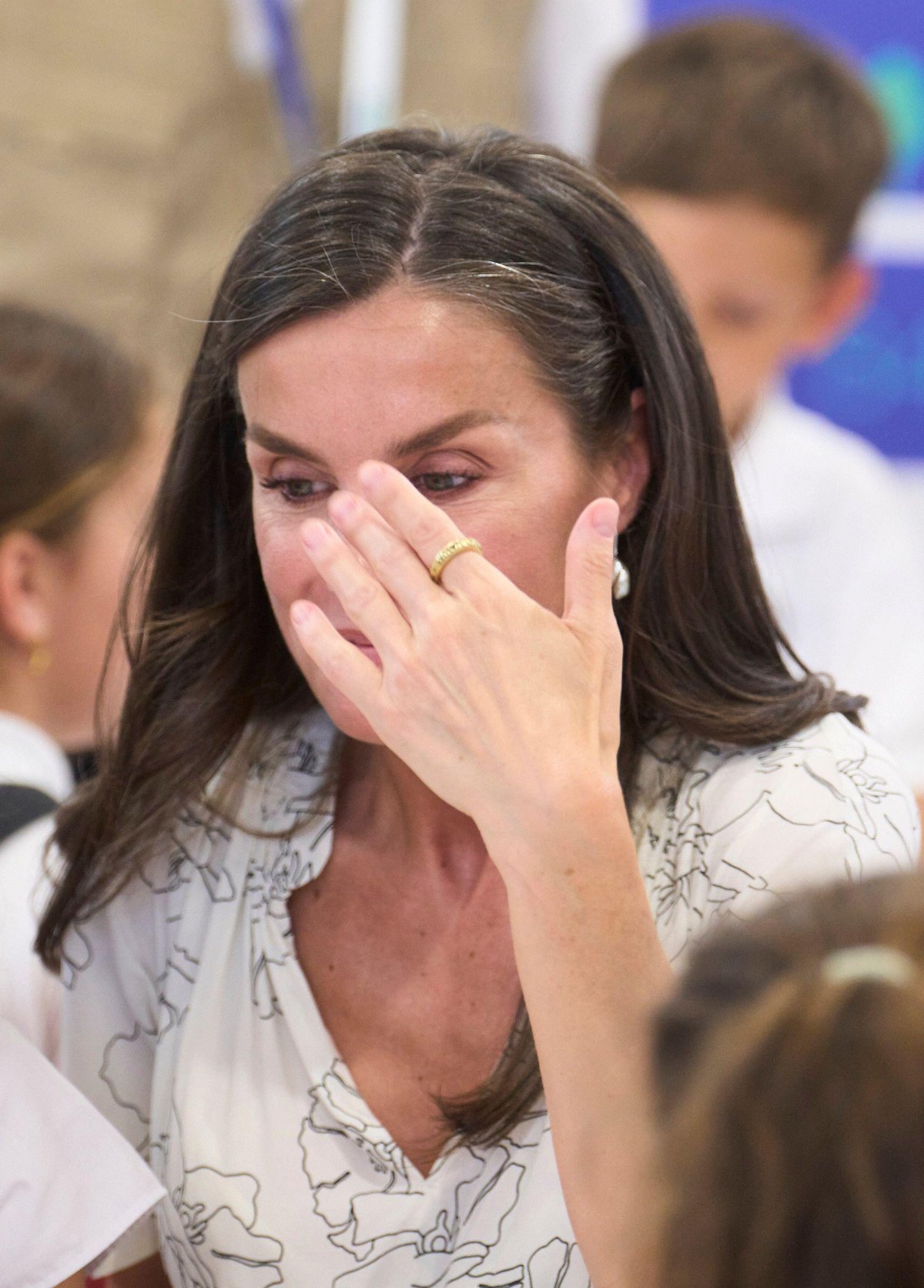 The Queen of Spain attends the opening of the Madrid Book Fair at Retiro Park on May 30, 2025 (Jack Abuin/Zuma Press/Alamy)