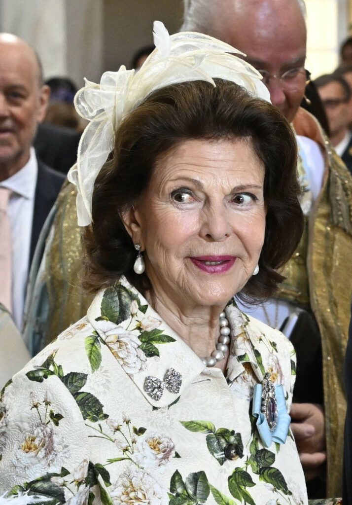 Queen Ines Sparkling Swedish Royal Jewels for the Christening of Princess Ines