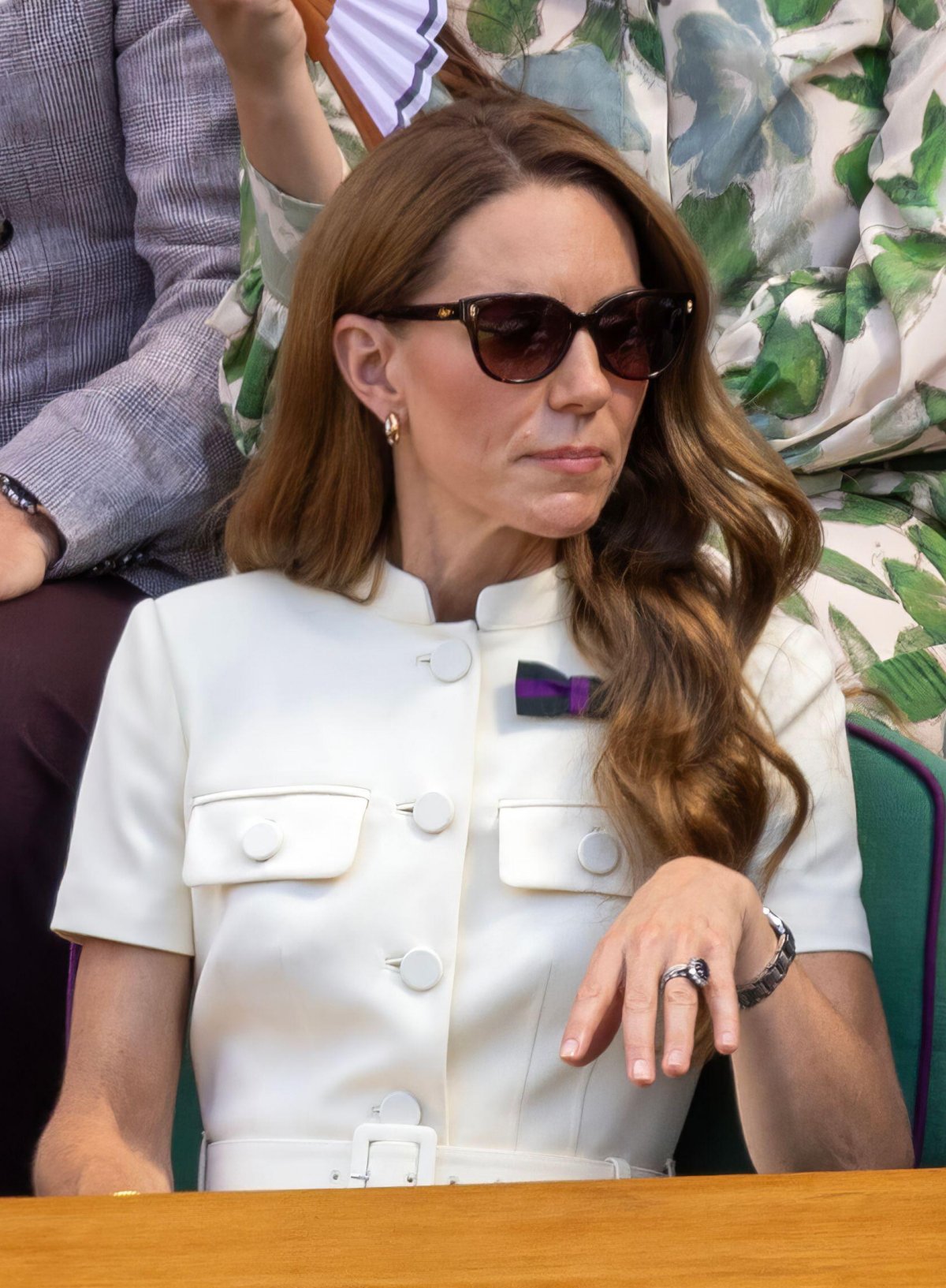 The Princess of Wales attends the Ladies' Singles Final at Wimbledon on July 12, 2025 (Gavin Rodgers/Alamy)