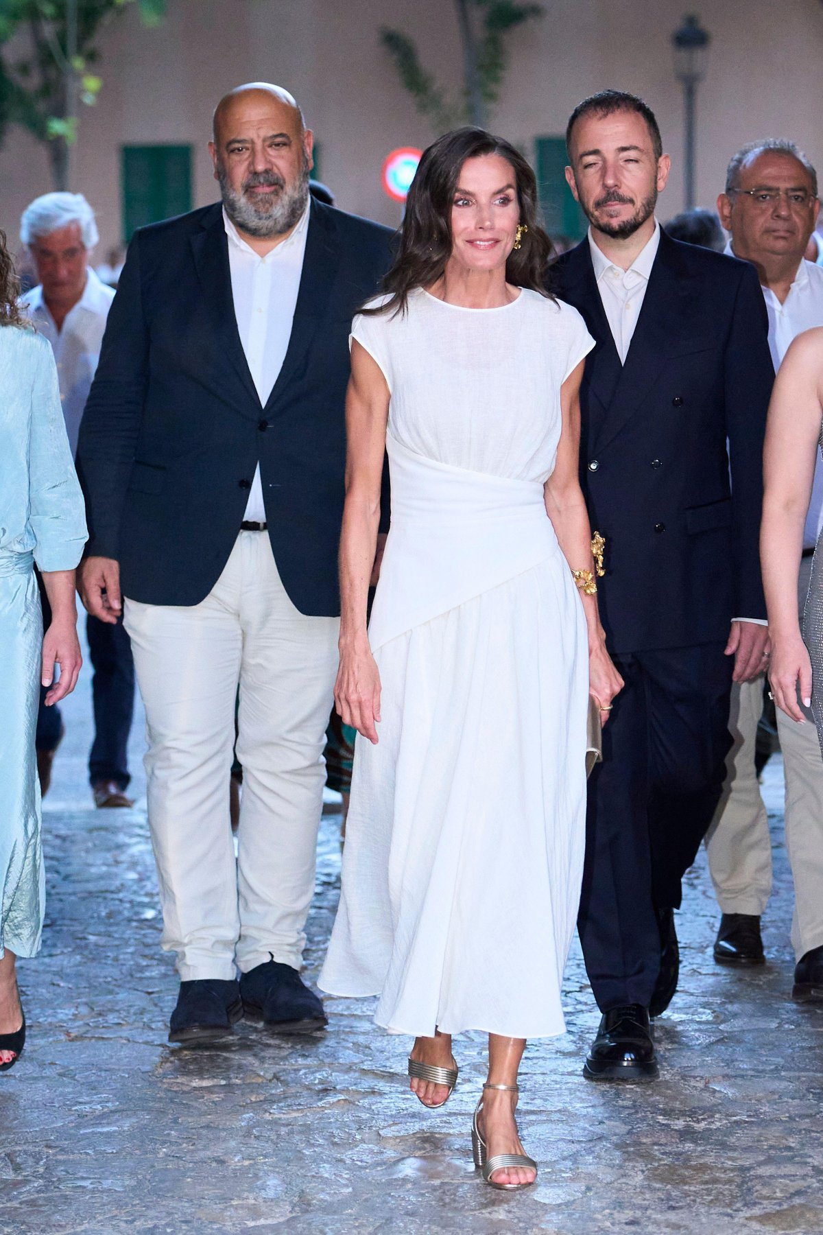 The Queen of Spain attends the closing gala of the Atlantida Mallorca Film Fest on August 3, 2025 (Jack Abuin/Zuma Press/Alamy)