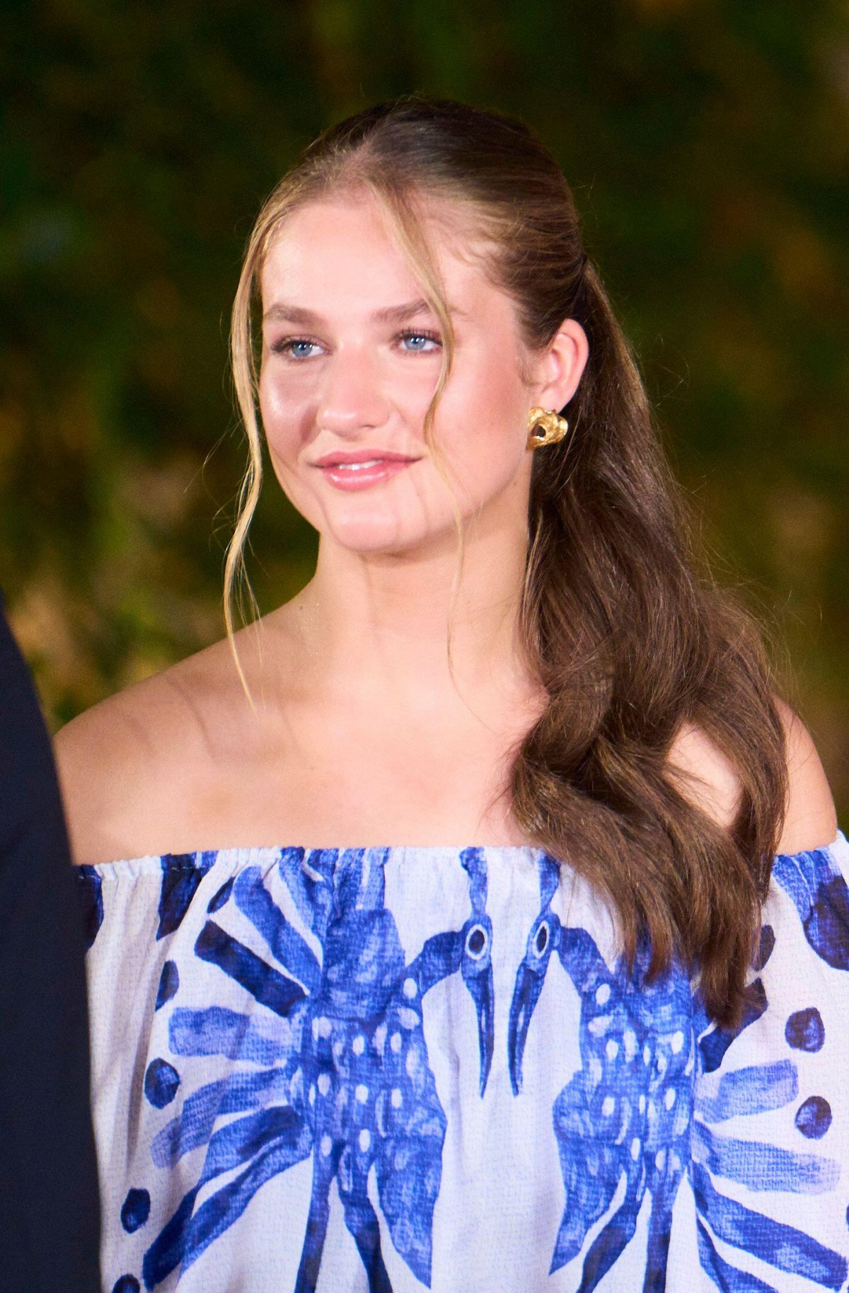The Princess of Asturias greets local representatives during a reception at Marivent Palace in Palma de Mallorca on August 4, 2025 (MPG/Alamy)