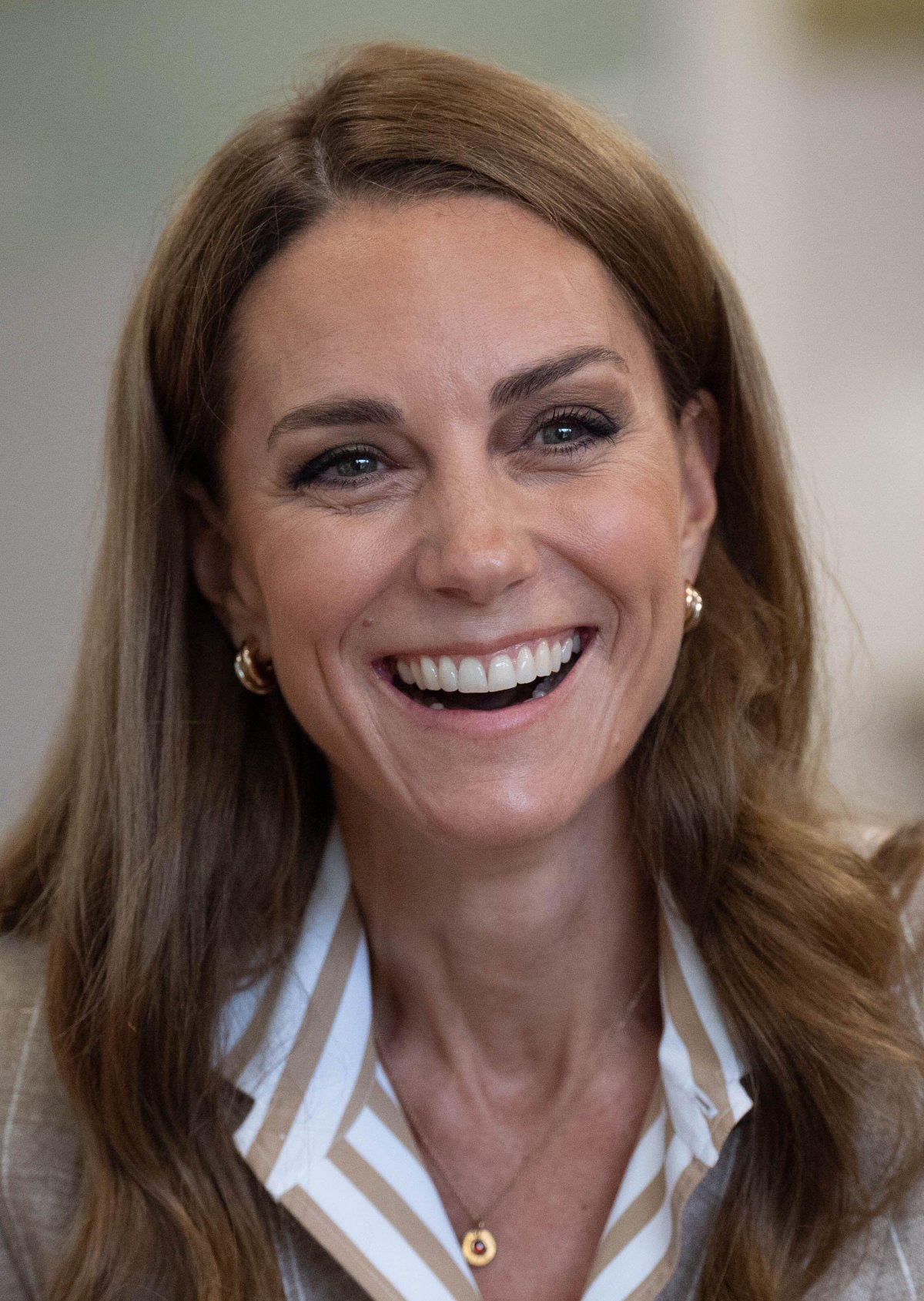The Princess of Wales visits the RHS's Wellbeing Garden at Colchester Hospital in Essex on July 2, 2025 (Stefan Rousseau/PA Images/Alamy)