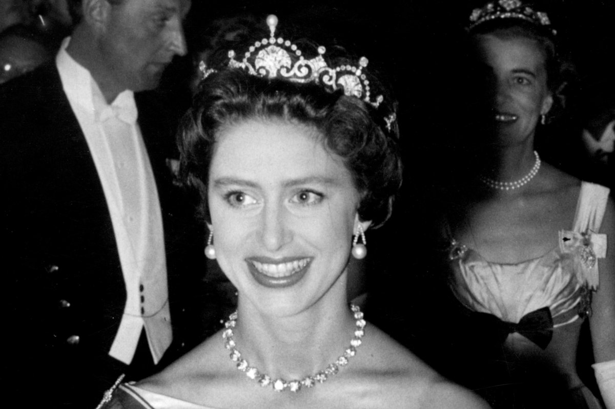 Princess Margaret attends a reception at Mansion House in London on May 12, 1958 (PA Images/Alamy)