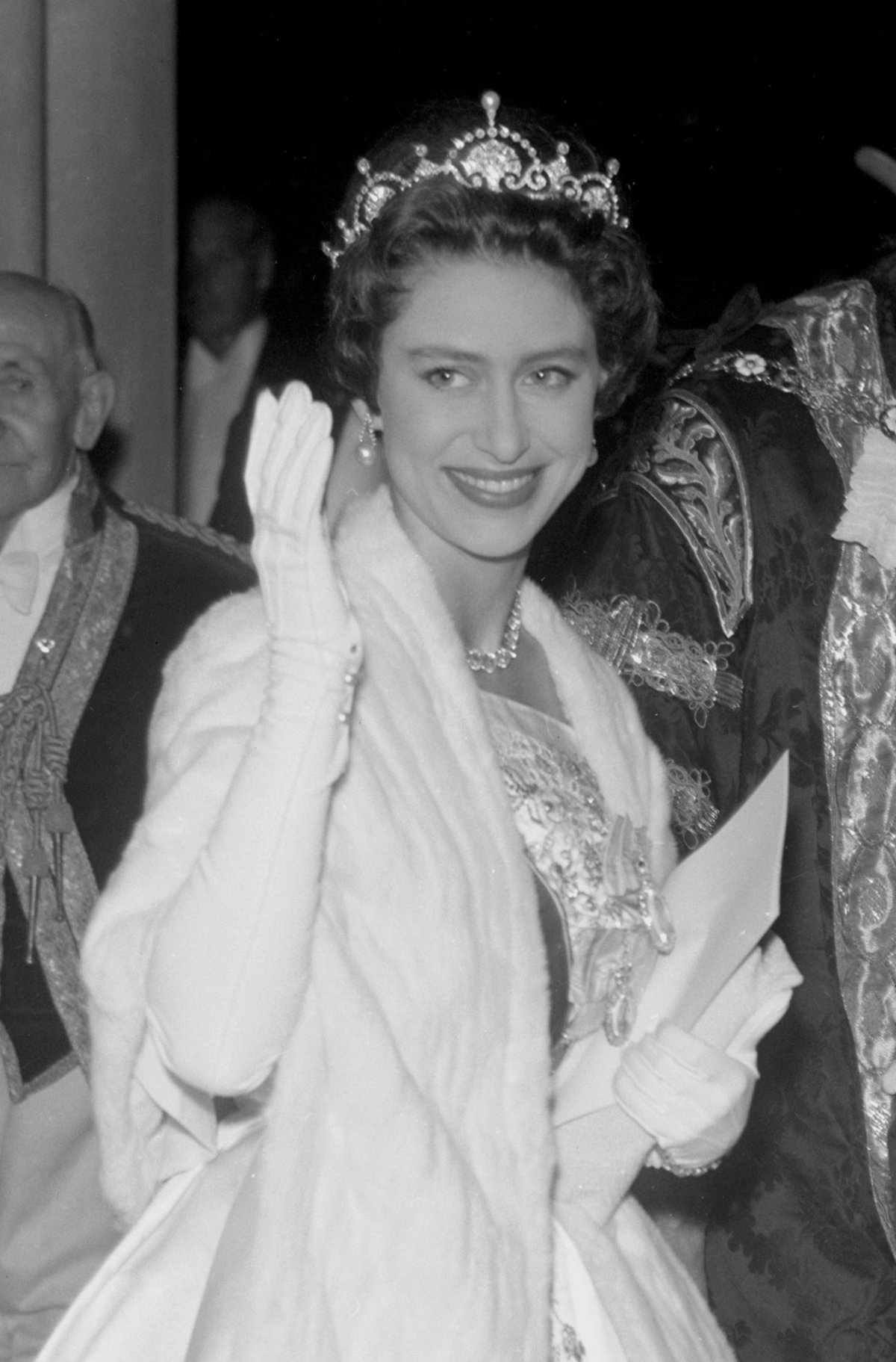 Princess Margaret attends a reception at Mansion House in London on May 12, 1958 (PA Images/Alamy)