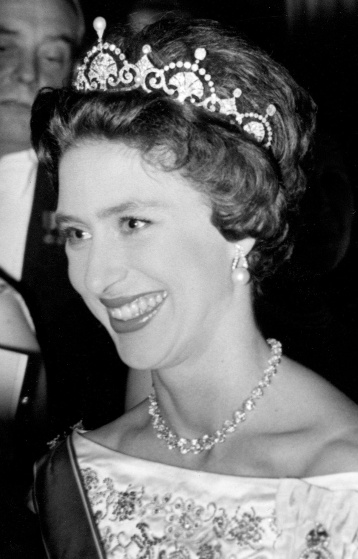 Princess Margaret attends a reception at Mansion House in London on May 12, 1958 (PA Images/Alamy)