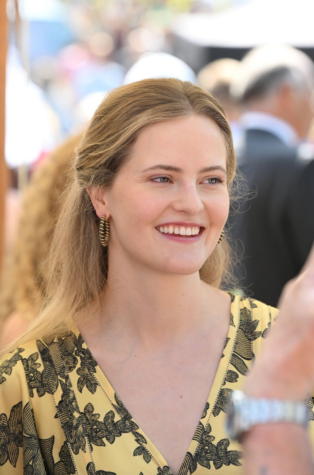 Princess Marie-Caroline of Liechtenstein attends National Day celebrations on the grounds of Vaduz Castle on August 15, 2025 (Imago/Alamy)