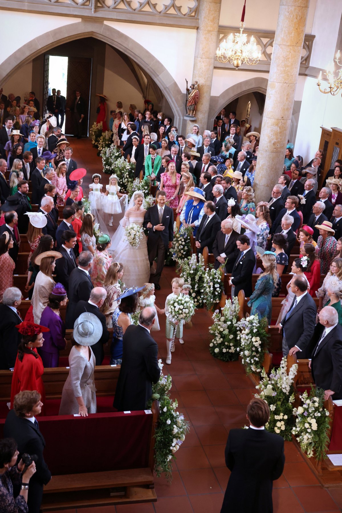 The wedding of Princess Marie-Caroline of Liechtenstein and Leopoldo Maduro Vollmer in Vaduz on August 30, 2025 (Princely House of Liechtenstein/Iconoclash Photography)