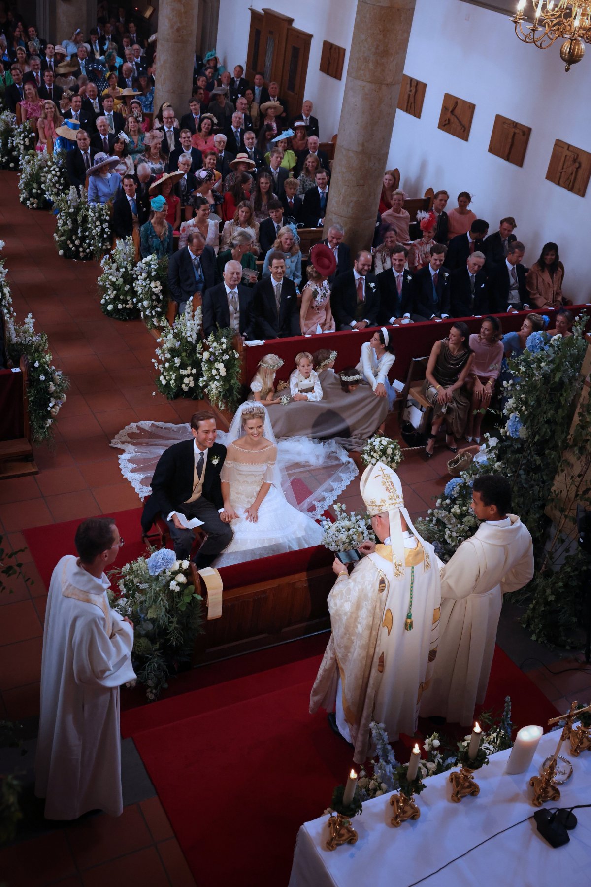 The wedding of Princess Marie-Caroline of Liechtenstein and Leopoldo Maduro Vollmer in Vaduz on August 30, 2025 (Princely House of Liechtenstein/Iconoclash Photography)