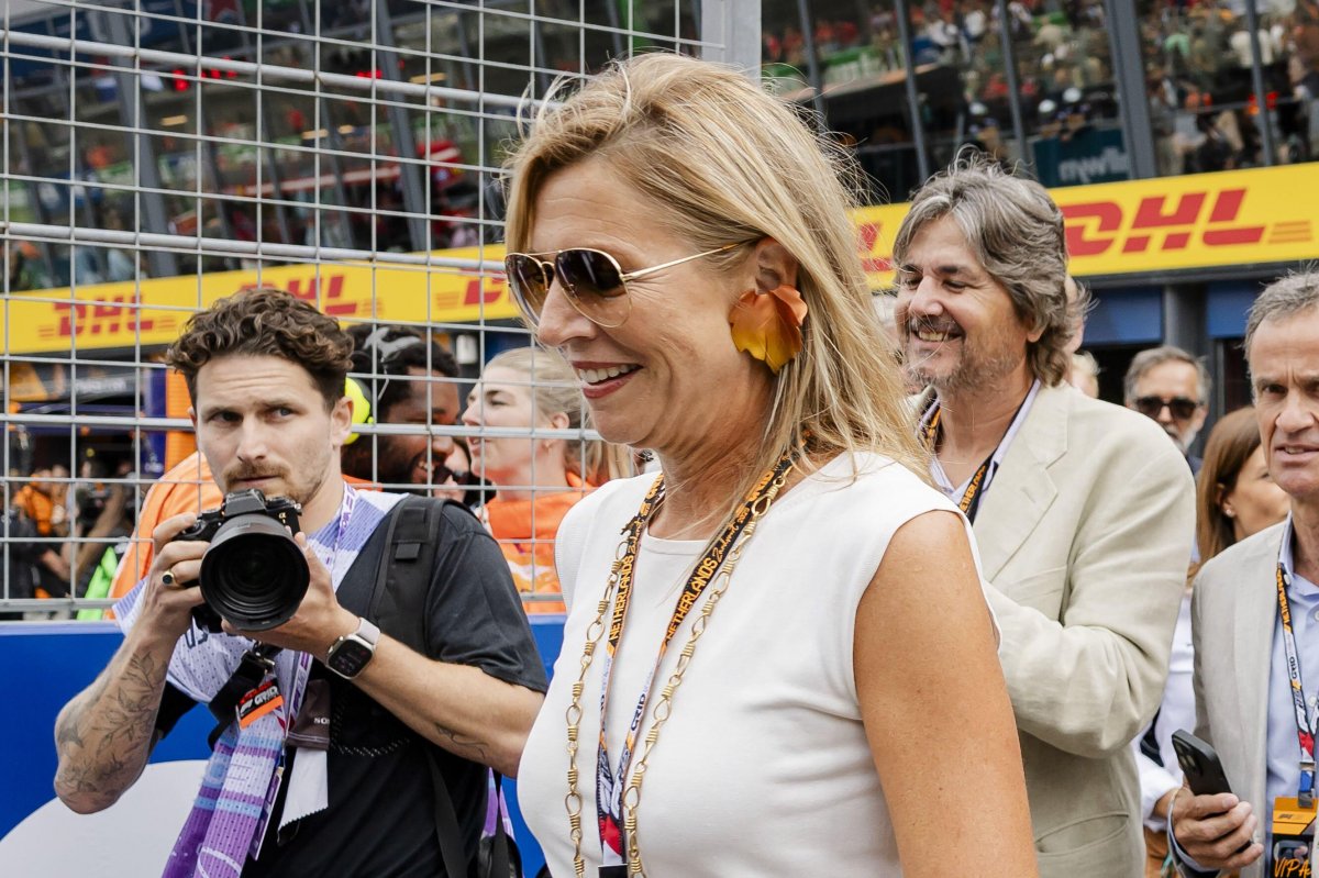 The Queen of the Netherlands attends the Dutch F1 Grand Prix at the Zandvoort Circuit on August 31, 2025 (SEM VAN DER WAL/ANP/Alamy)