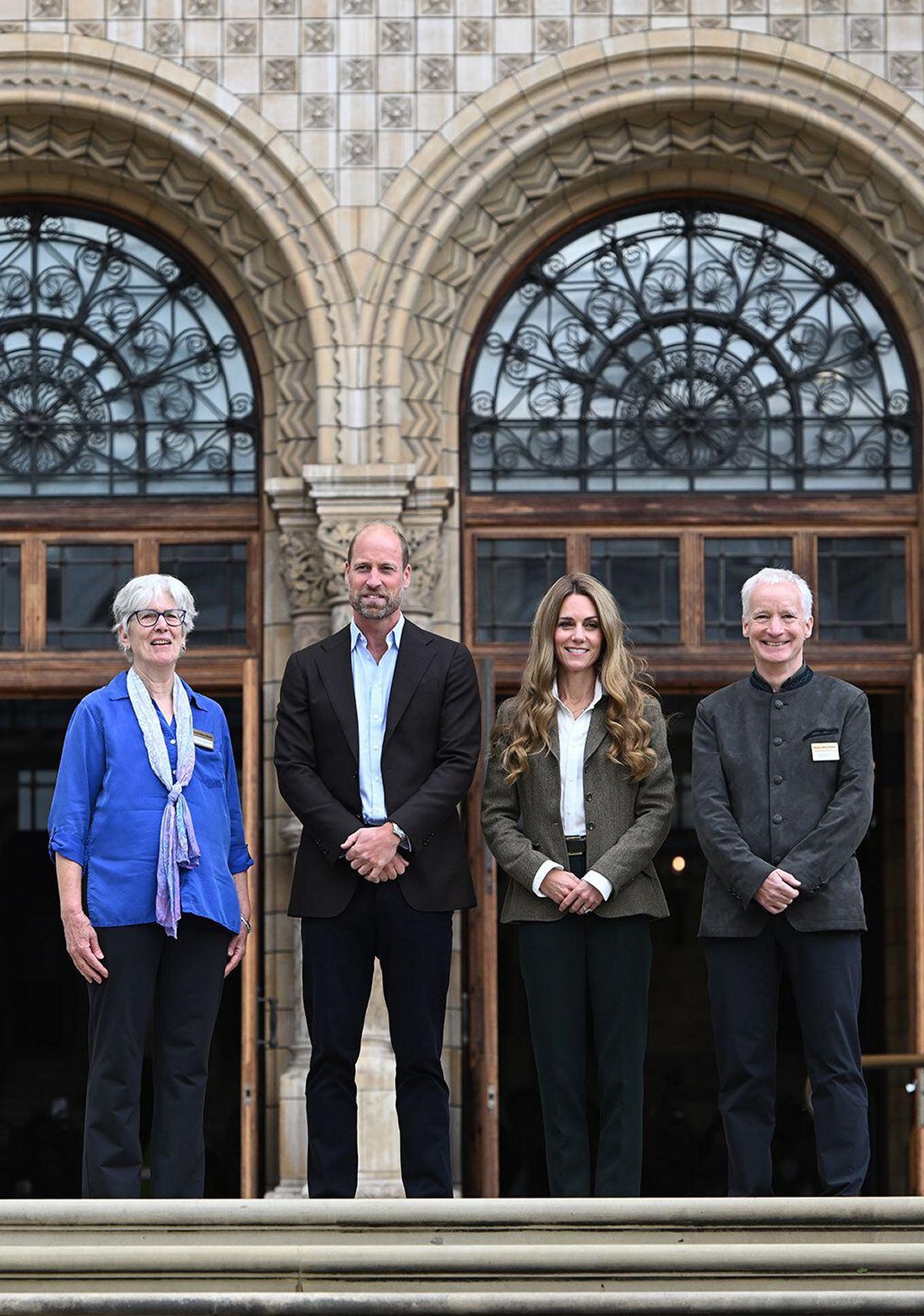 The Prince and Princess of Wales visit the Natural History Museum's newly transformed gardens in London on September 4, 2025 (Eddie Mulholland/PA Images/Alamy)