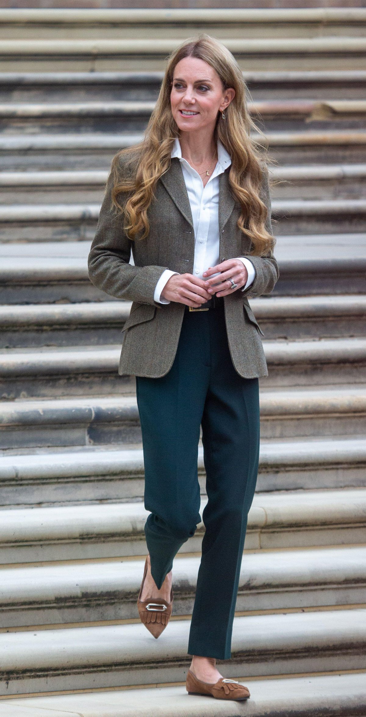 The Prince and Princess of Wales visit the Natural History Museum's newly transformed gardens in London on September 4, 2025 (Tayfun Salci/Zuma Press/Alamy)