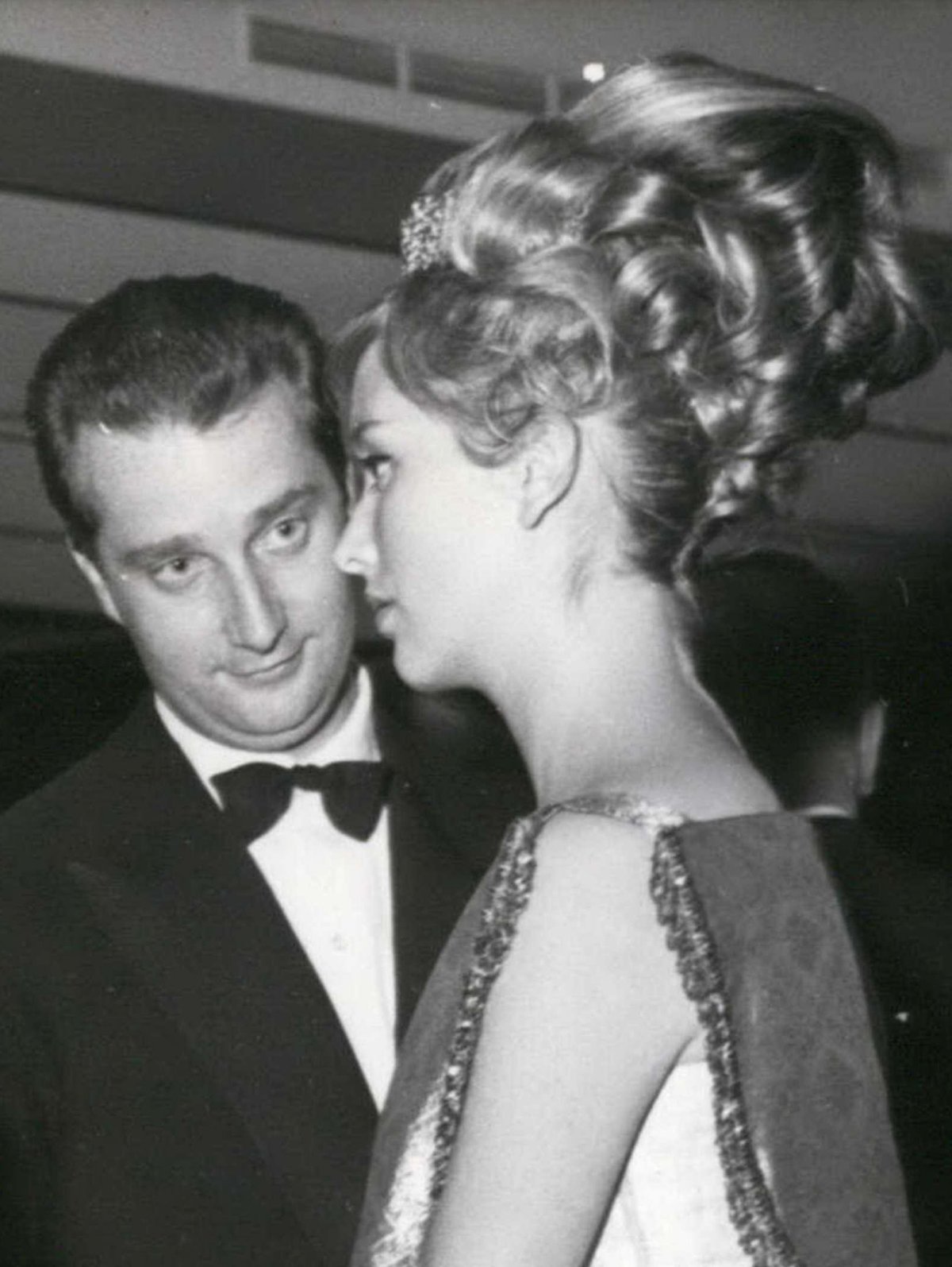 The Prince and Princess of Liège attend the Bal des Petits Lits Blancs in Le Havre on January 13, 1962 (Keystone Press/Alamy)
