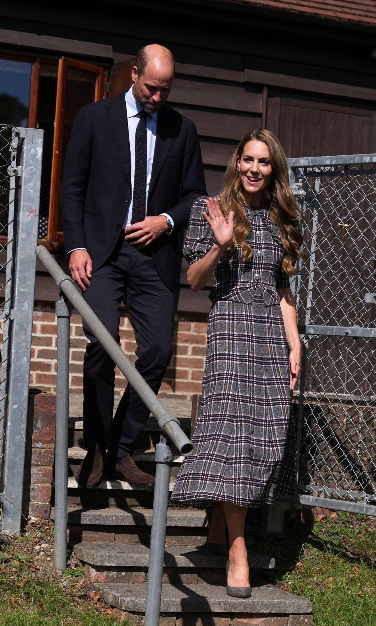 The Prince and Princess of Wales visit the Women's Institute in Sunningdale, Berkshire, to mark the third anniversary Queen Elizabeth II's passing on September 8, 2025 (Alastair Grant/PA Images/Alamy)