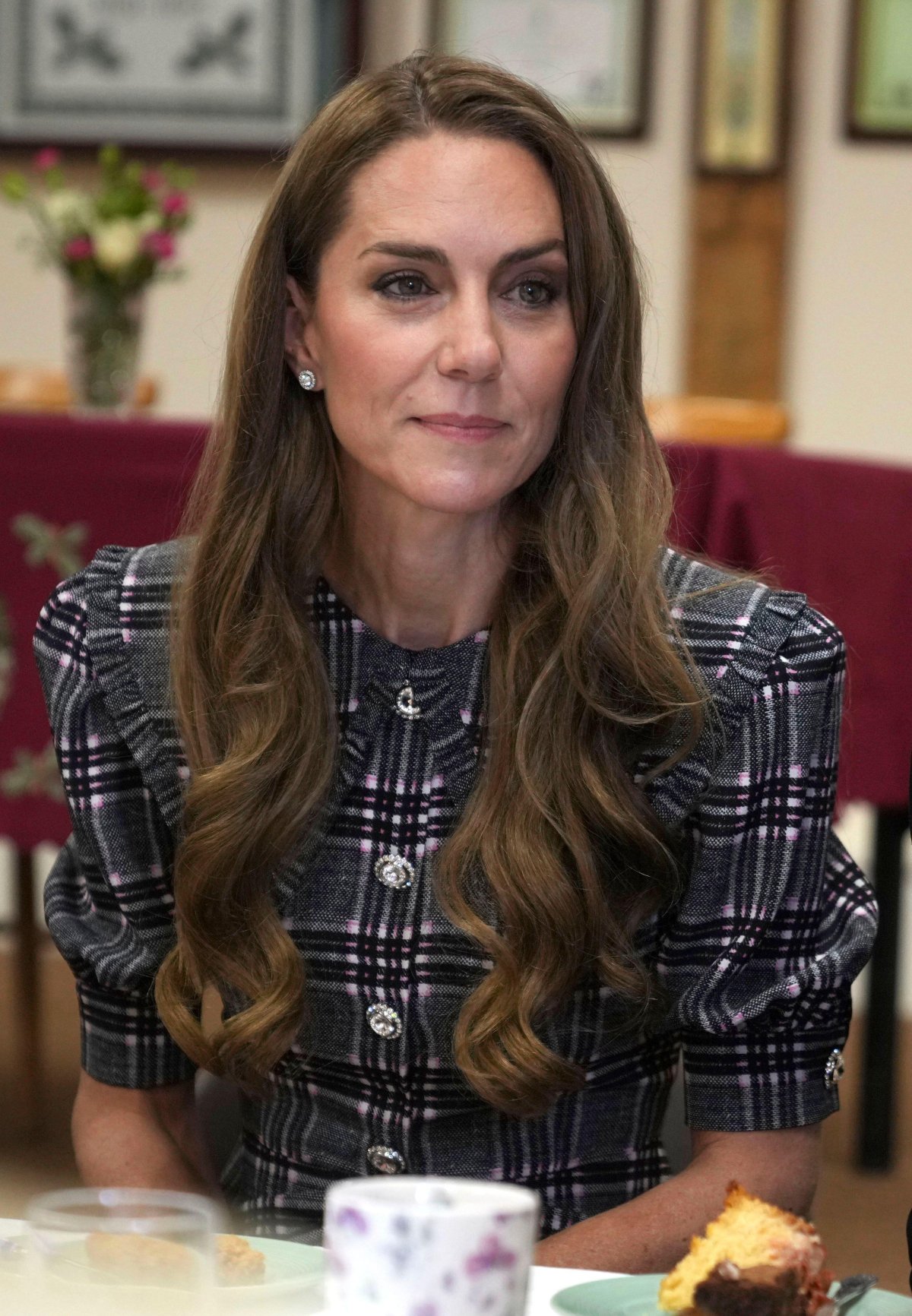 The Prince and Princess of Wales visit the Women's Institute in Sunningdale, Berkshire, to mark the third anniversary Queen Elizabeth II's passing on September 8, 2025 (Alastair Grant/PA Images/Alamy)