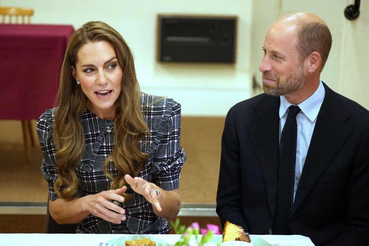 The Prince and Princess of Wales visit the Women's Institute in Sunningdale, Berkshire, to mark the third anniversary Queen Elizabeth II's passing on September 8, 2025 (Alastair Grant/PA Images/Alamy)