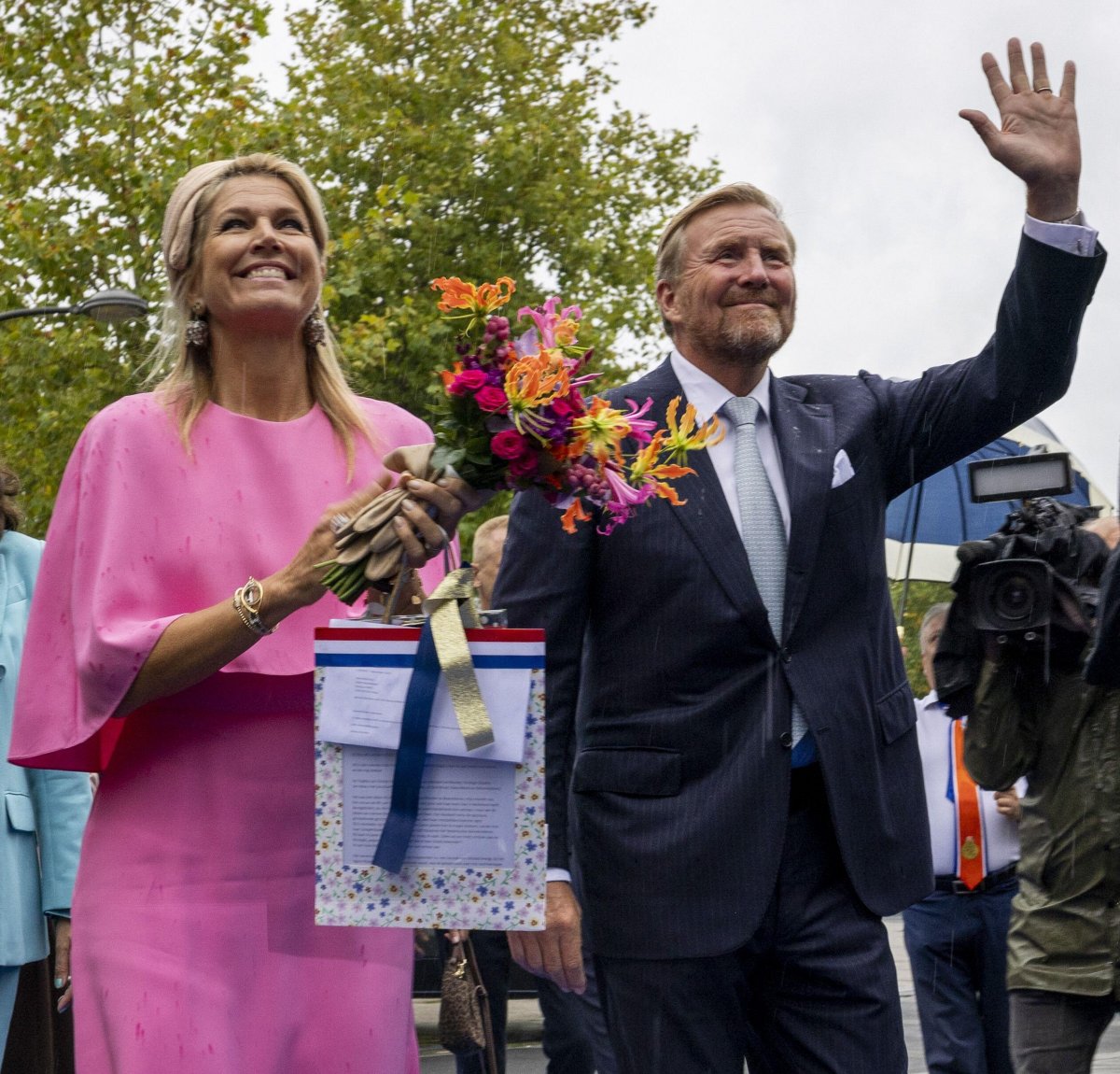 The King and Queen of the Netherlands visit the province of Flevoland on September 9, 2025 (Robert Meerding/NL Beeld/Alamy)