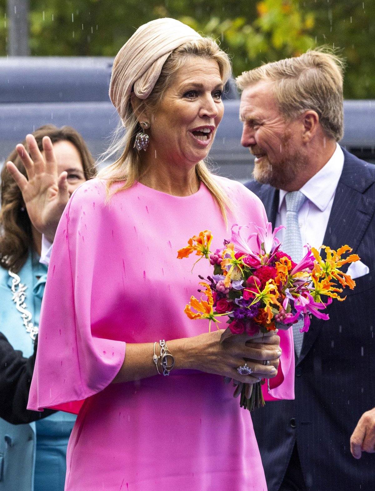 The King and Queen of the Netherlands visit the province of Flevoland on September 9, 2025 (NL Beeld/Alamy)