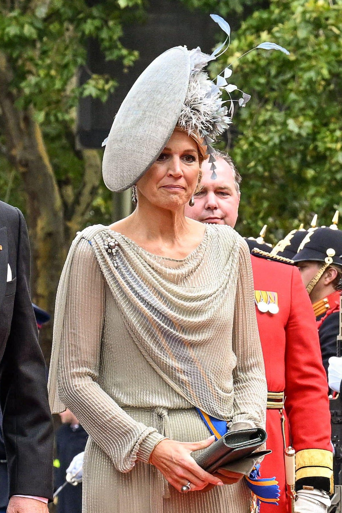 The Queen of the Netherlands arrives for Prinsjesdag, the opening of the Dutch parliament, in The Hague on September 16, 2025 (Patrick van Emst/NLBeeld/Alamy)