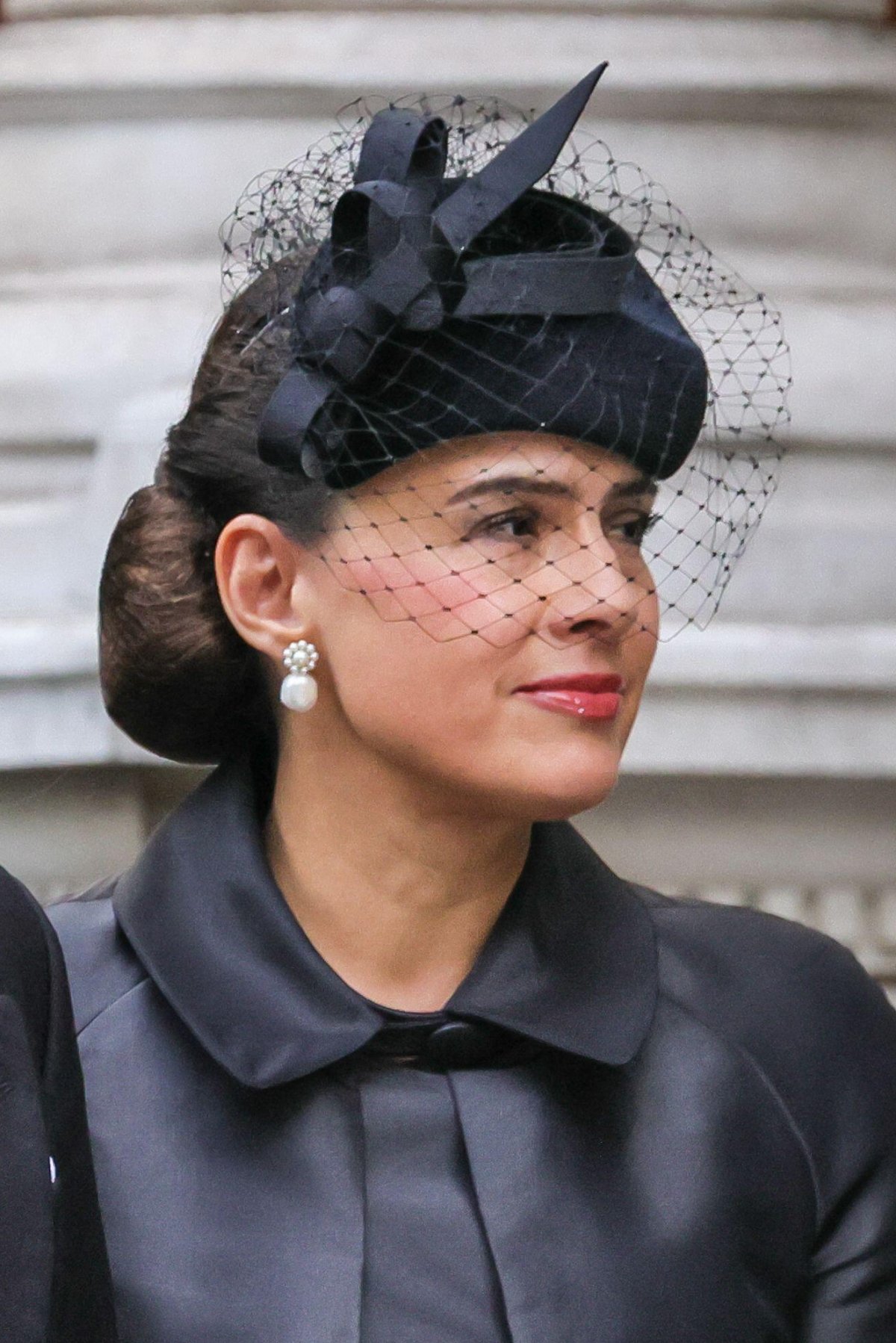 Lady Frederick Windsor arrives for the funeral of the Duchess of Kent at Westminster Cathedral in London on September 16, 2025 (Imageplotter/Alamy)