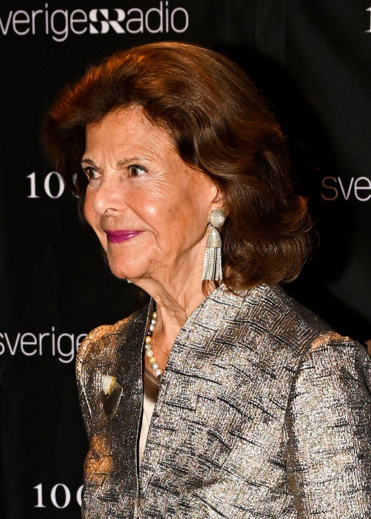 The King and Queen of Sweden attend a concert celebrating the 100th anniversary of Swedish Radio at Berwaldhallen in Stockholm on September 19, 2025 (Henrik Montgomery/TT News Agency/Alamy)