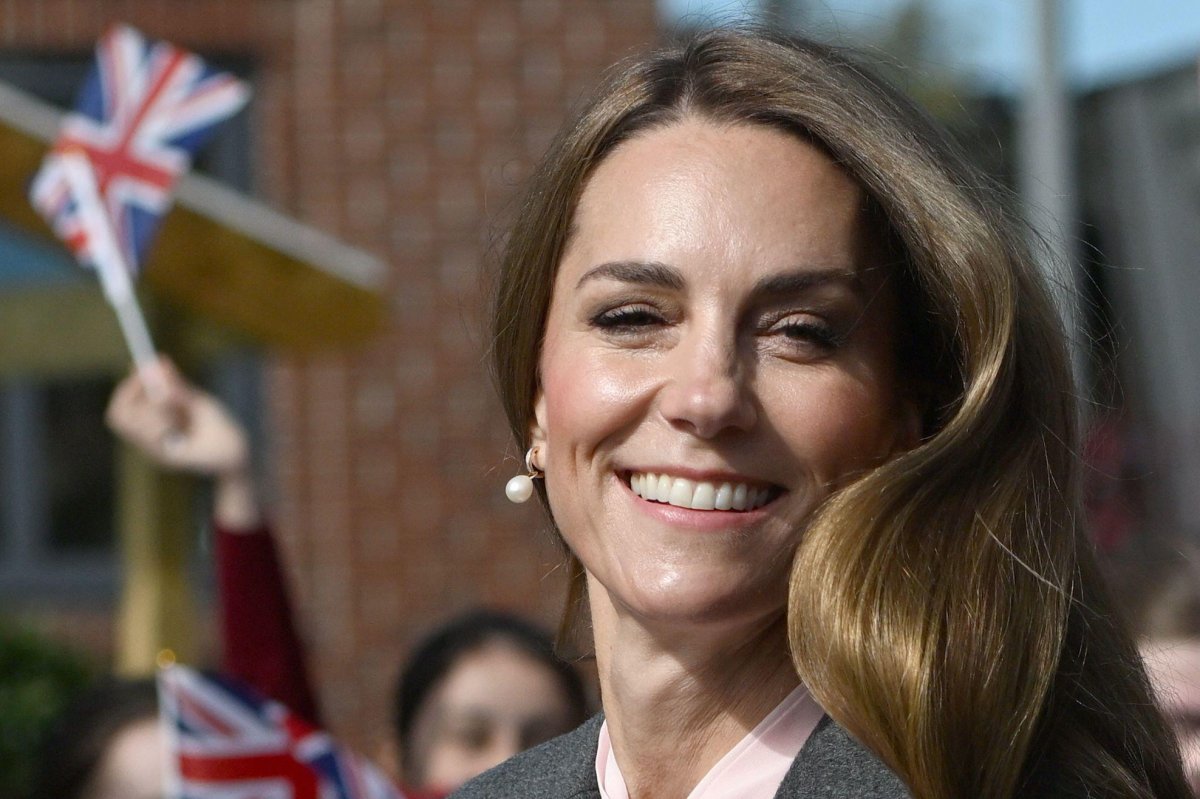 The Prince and Princess of Wales visit Farnborough Road Infant and Junior School in Birkdale, Southport, on September 23, 2025 (Eddie Mulholland/PA Images/Alamy)