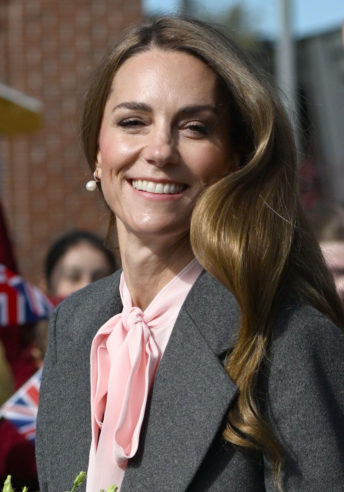 The Prince and Princess of Wales visit Farnborough Road Infant and Junior School in Birkdale, Southport, on September 23, 2025 (Eddie Mulholland/PA Images/Alamy)