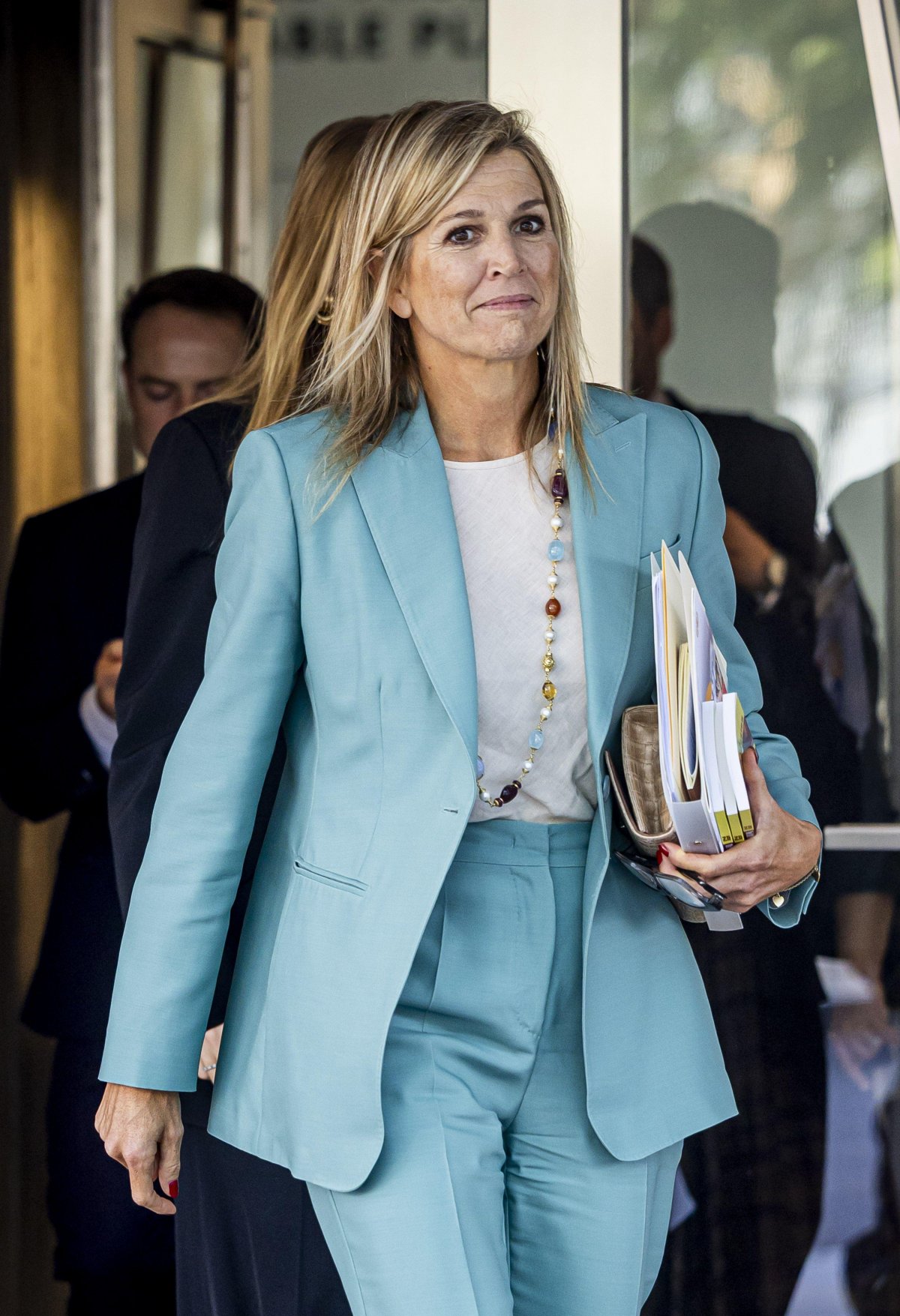 The Queen of the Netherlands, as the United Nations Secretary-General's Special Advocate for Financial Security, visits Washington, D.C. on September 22, 2025 (Patrick van Emst/NLBeeld/Alamy)