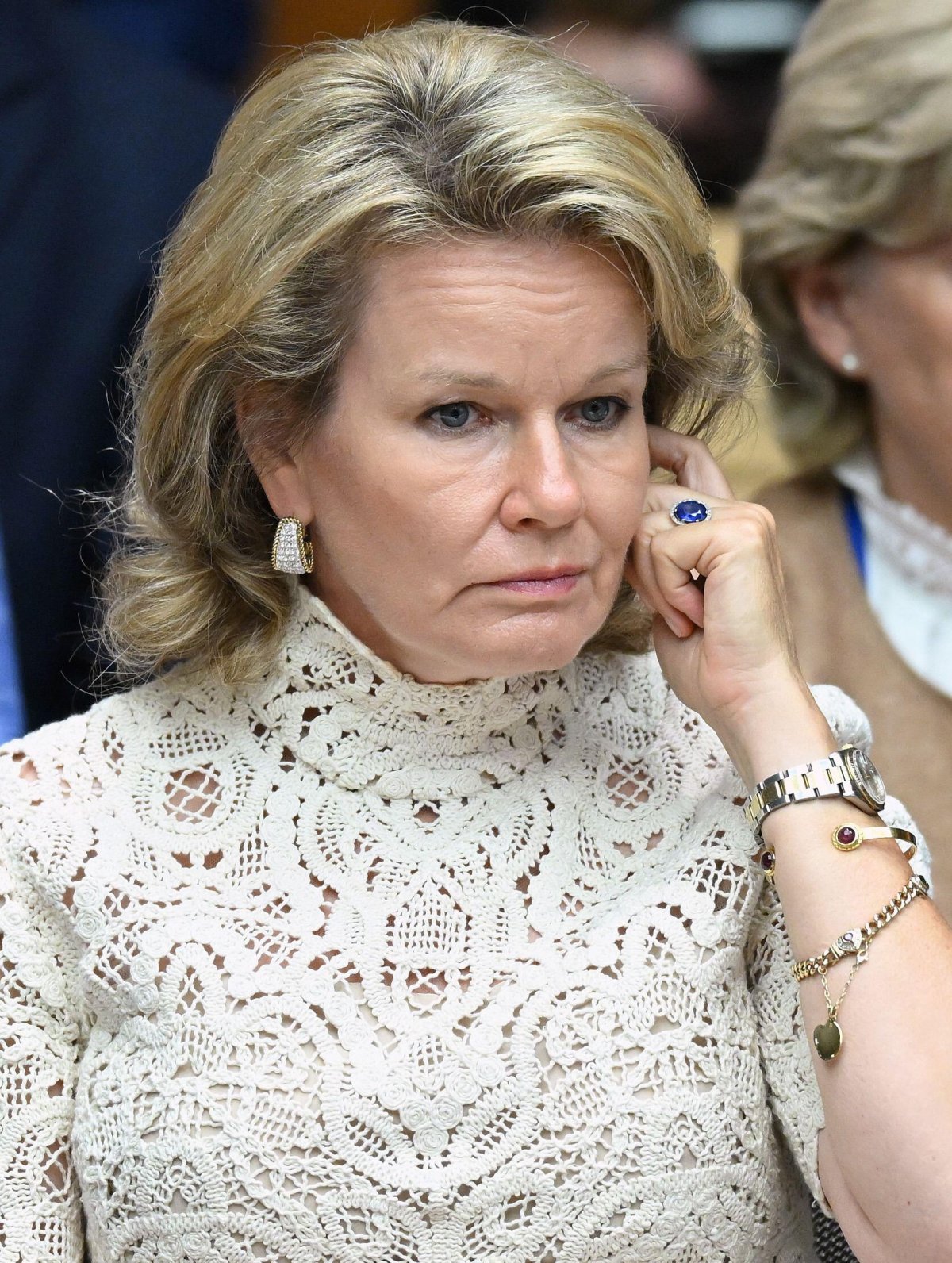 The Queen of the Belgians attends the conference on sustainable development at the United Nations in New York on September 22, 2025 (TONY BEHAR/Belga News Agency/Alamy)