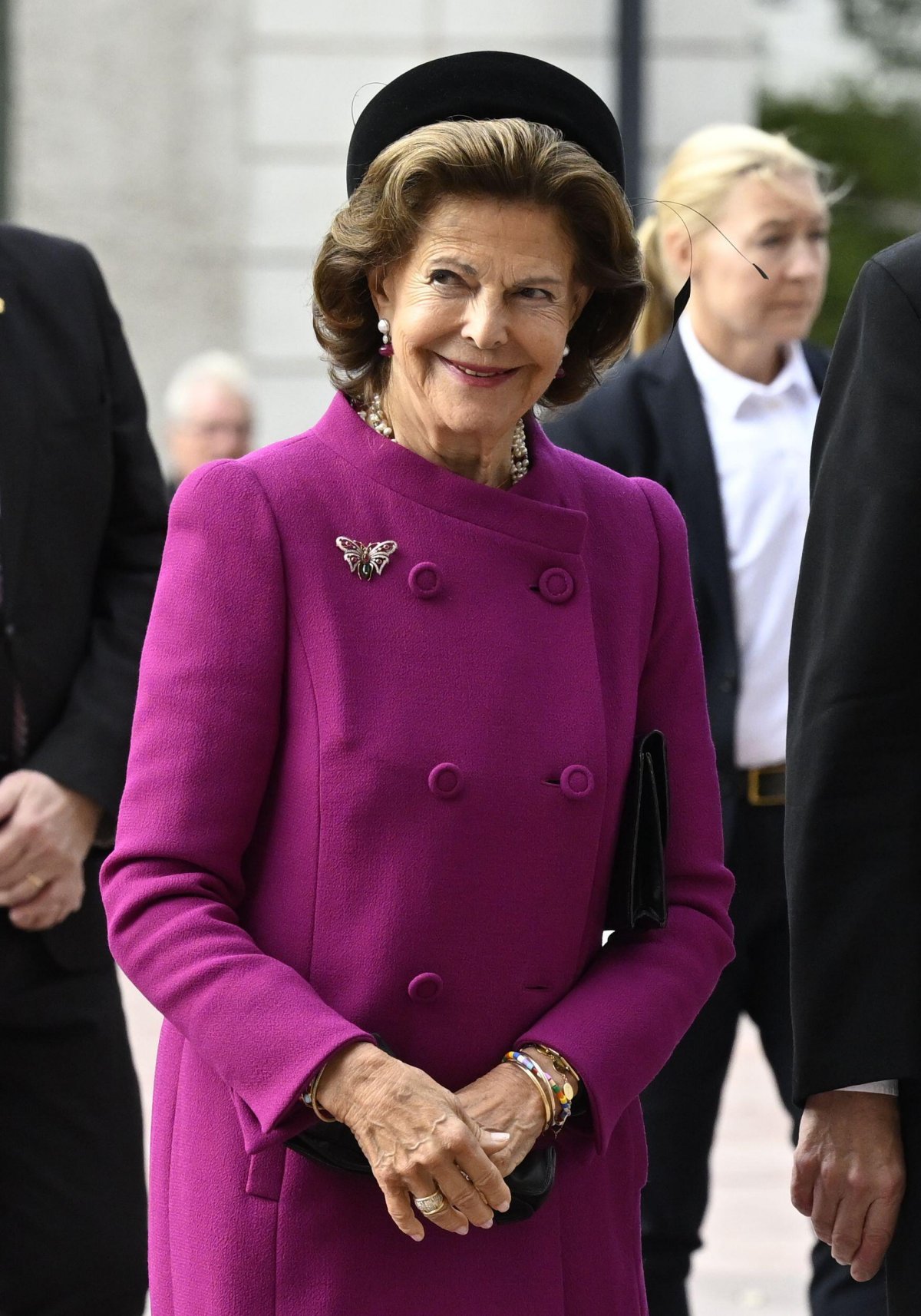 The King and Queen of Sweden attend a church service ahead of the opening of the Swedish Church Council at Uppsala Cathedral on September 30, 2025 (Jessica Gow/TT News Agency/Alamy)