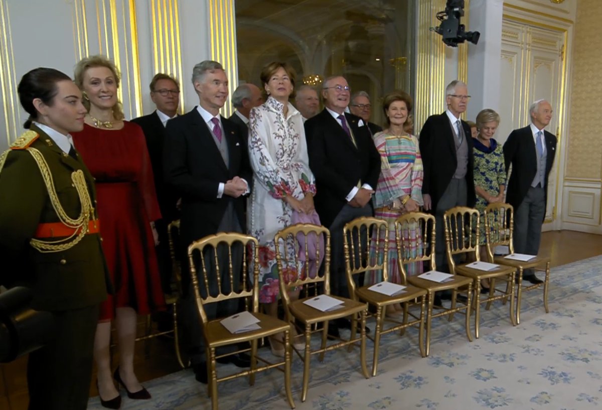 The brothers and sisters of Grand Duke Henri attend his abdication ceremony on October 3, 2025 (Maison du Grand-Duc)