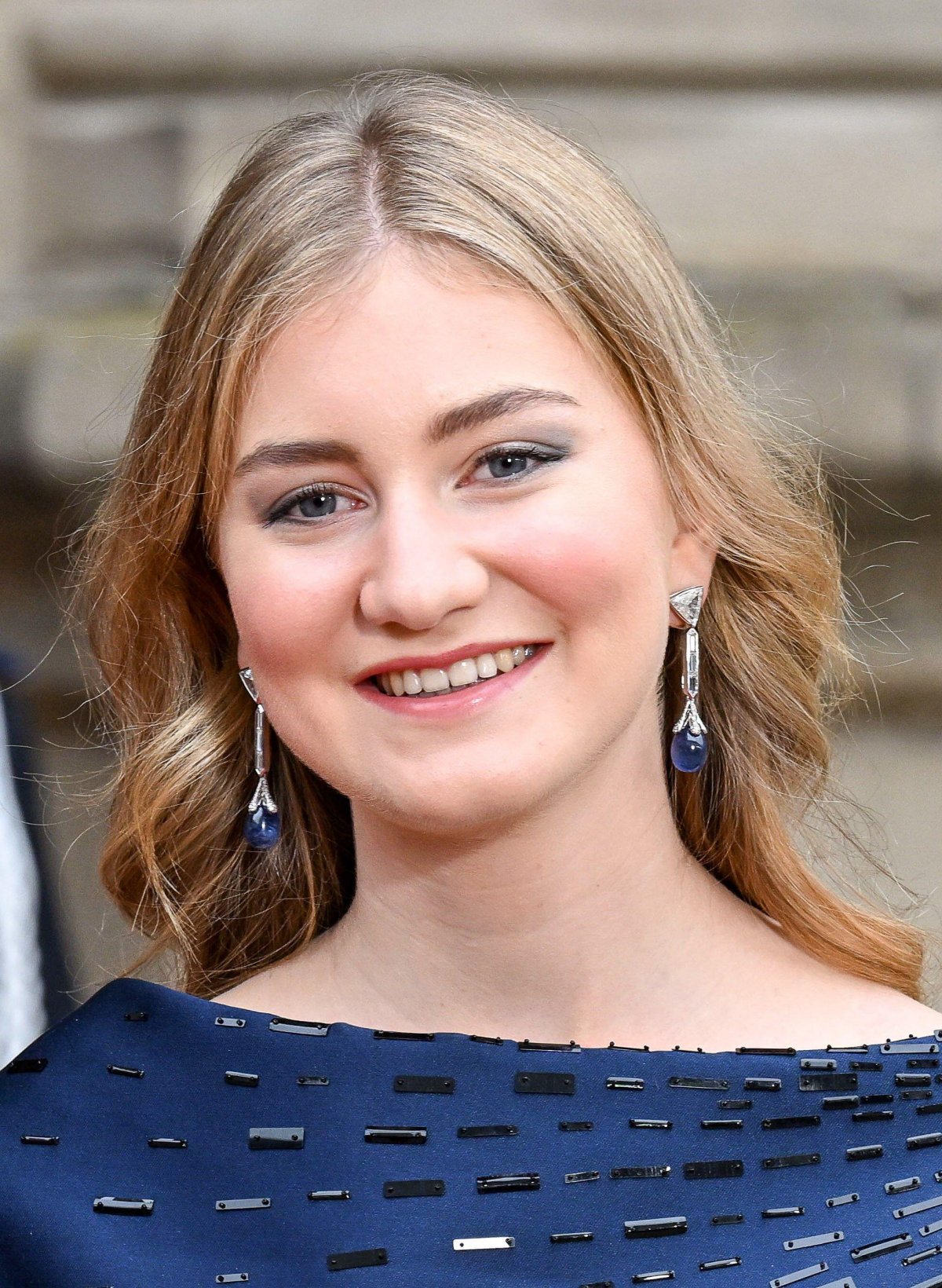 The Duchess of Brabant arrives for Grand Duke Henri's abdication ceremony in Luxembourg on October 3, 2025 (Patrick van Emst/NLBeeld/Alamy)