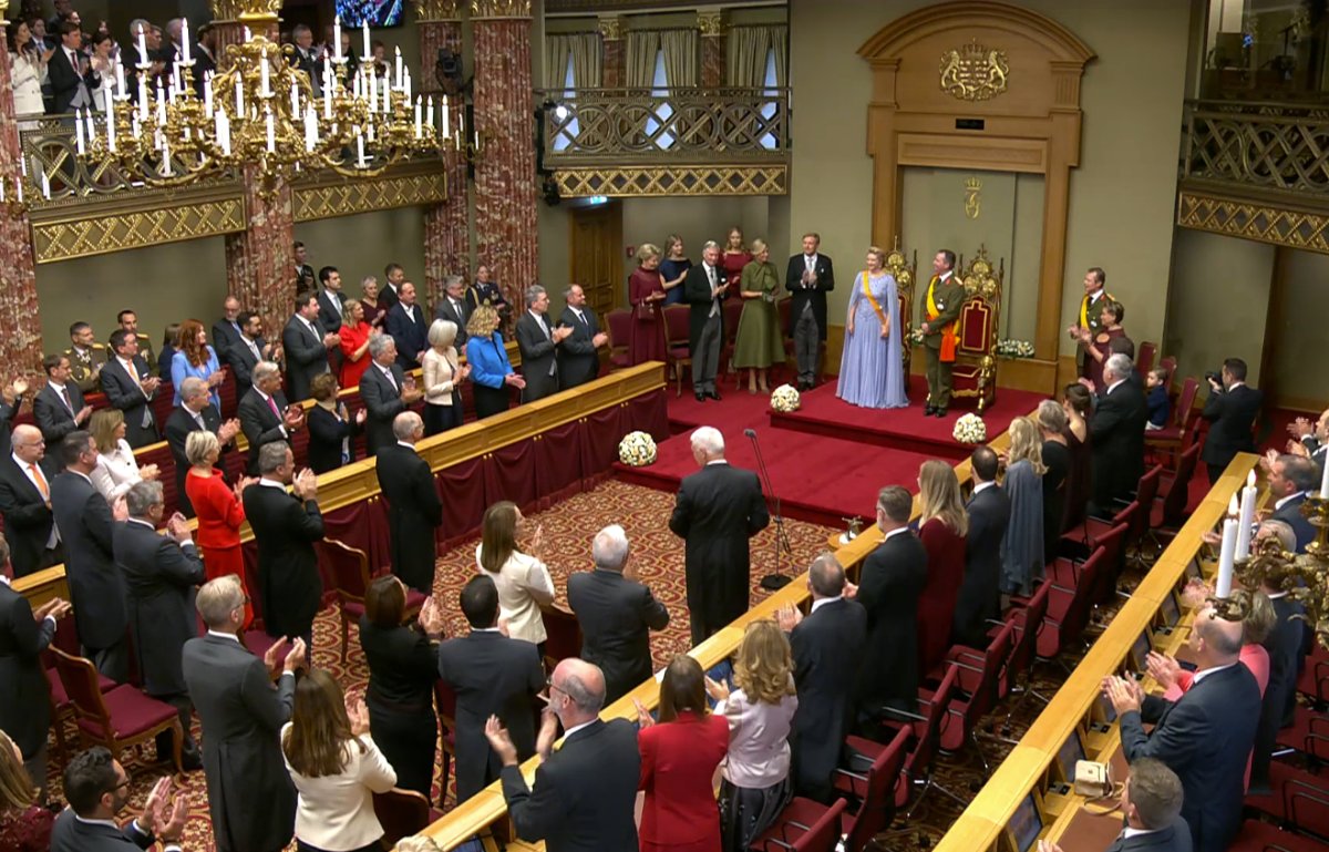A general view of Grand Duke Guillaume's swearing-in ceremony in Luxembourg on October 3, 2025 (Maison du Grand-Duc)