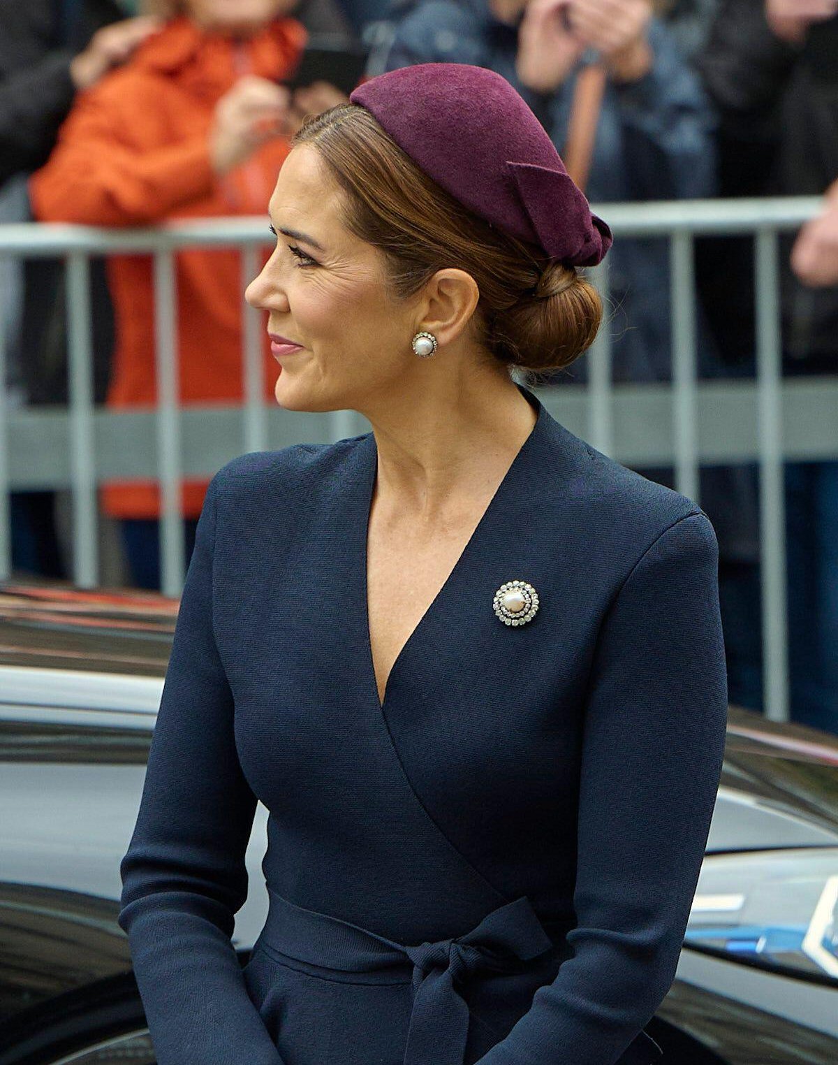 The Queen of Denmark arrives for the opening of the Folketing at Christiansborg Palace in Copenhagen on October 7, 2025 (Stefan Lindblom/TT News Agency/Alamy)