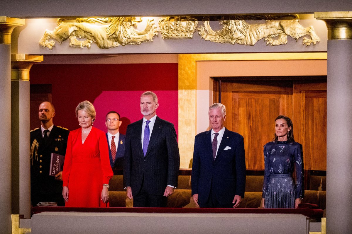The King and Queen of the Belgians and the King and Queen of Spain attend a concert at Bozar in Brussels on October 7, 2025 (JASPER JACOBS/Belga News Agency/Alamy)