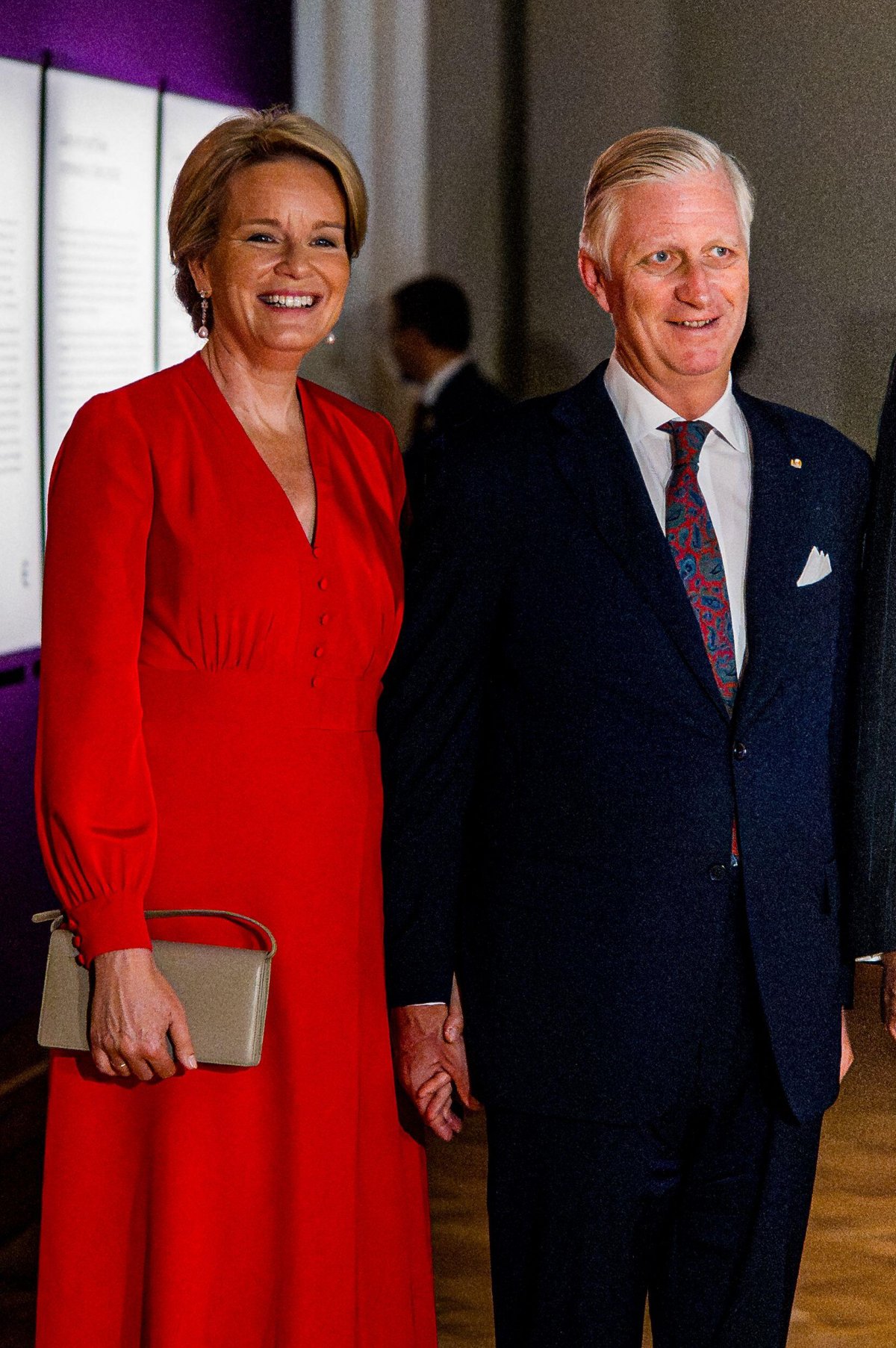 The King and Queen of the Belgians and the King and Queen of Spain tour "Light and Shadow: Goya and Spanish Realism" at Bozar in Brussels on October 7, 2025 (JASPER JACOBS/Belga News Agency/Alamy)
