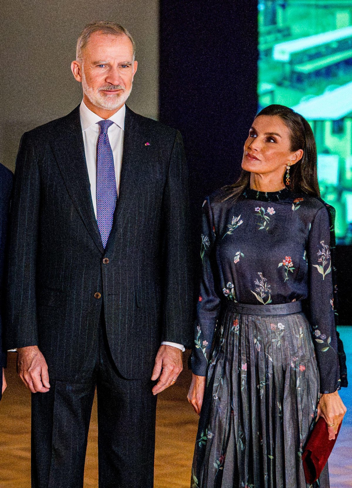 The King and Queen of the Belgians and the King and Queen of Spain tour "Light and Shadow: Goya and Spanish Realism" at Bozar in Brussels on October 7, 2025 (JASPER JACOBS/Belga News Agency/Alamy)
