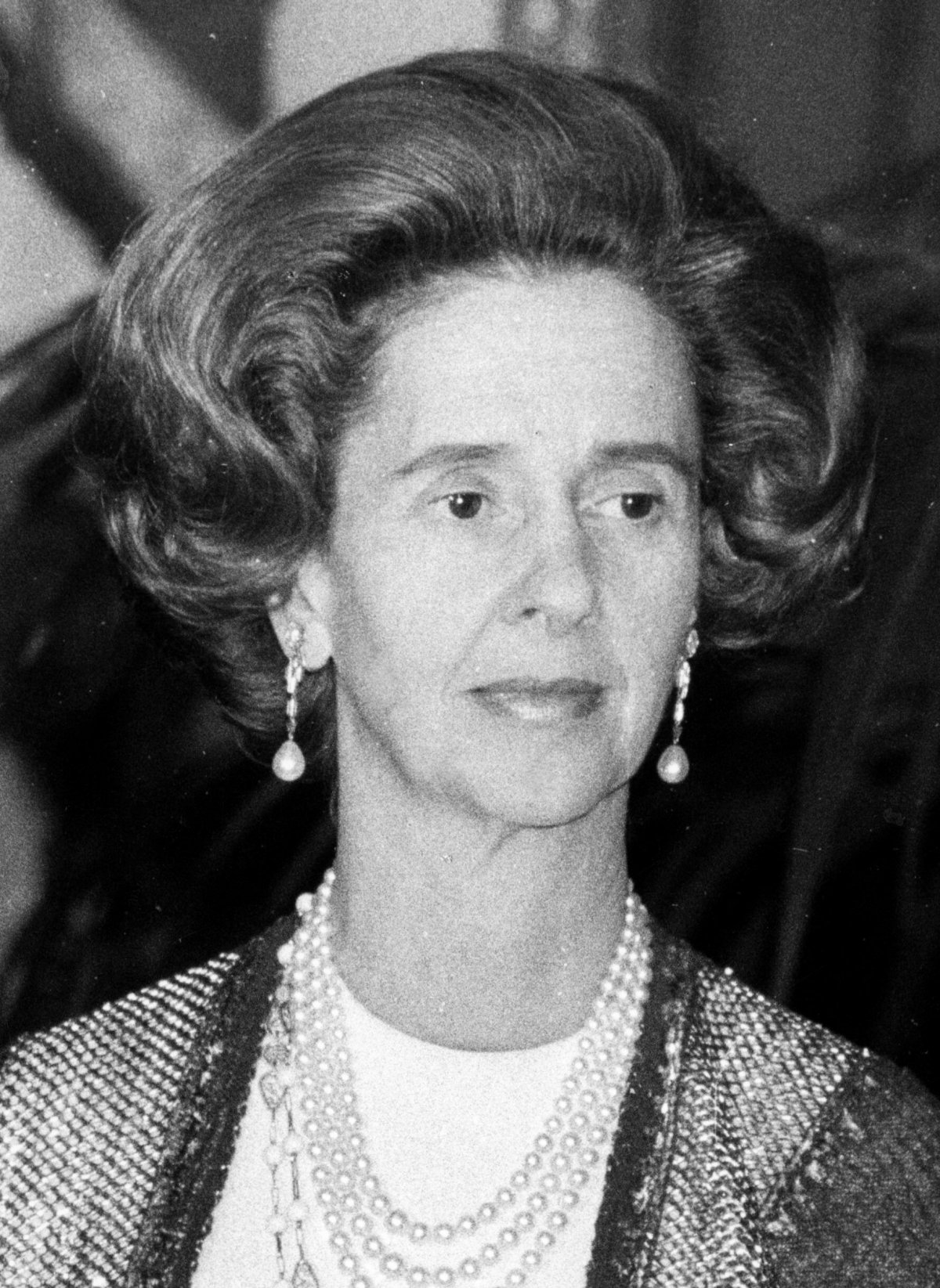 Queen Fabiola of Belgium, ca. 1980 (LaPresse/Alamy)