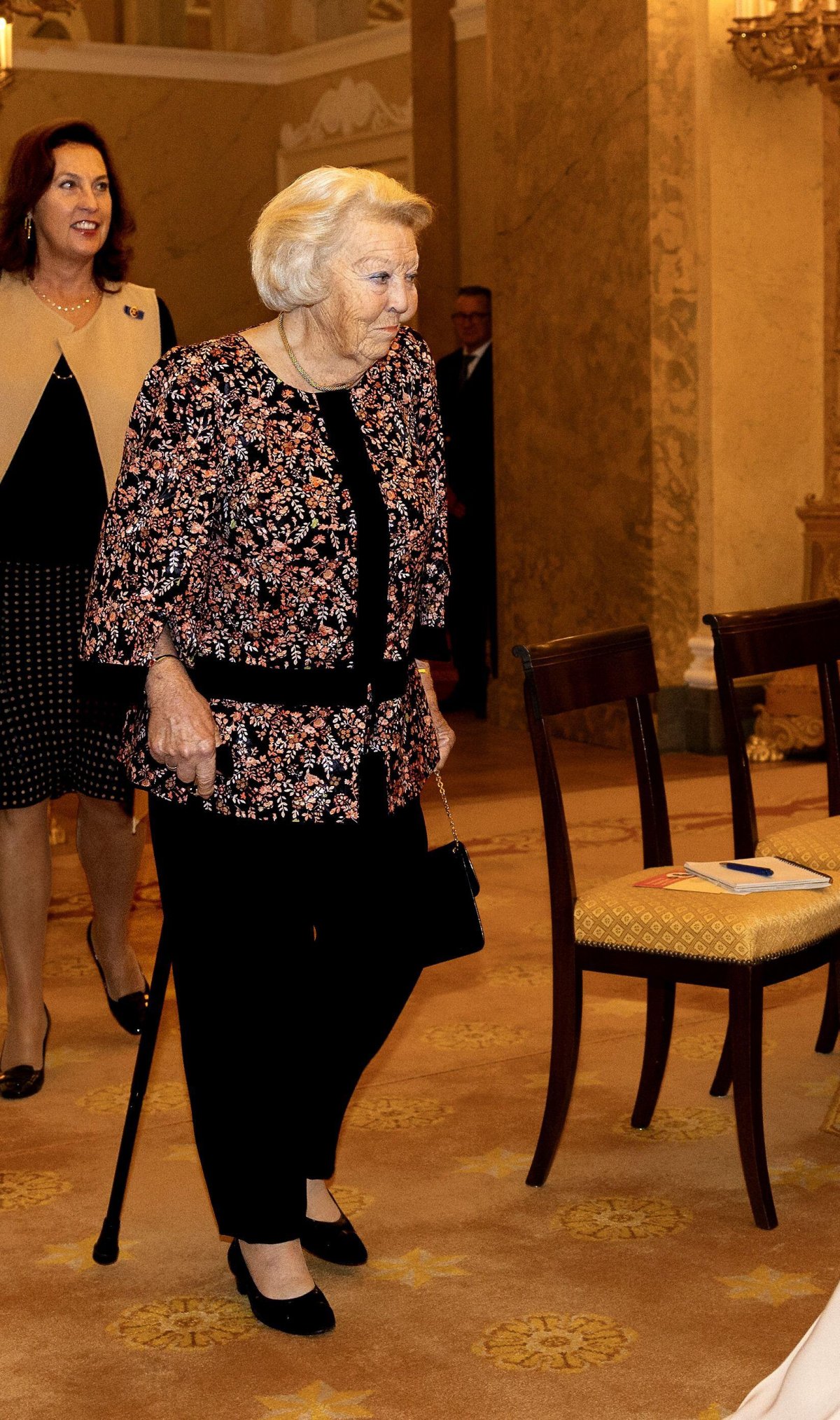Princess Beatrix of the Netherlands attends the Appeltje van Oranje awards at Noordeinde Palace in The Hague on October 9, 2025 (Patrick van Emst/NLBeeld/Alamy)