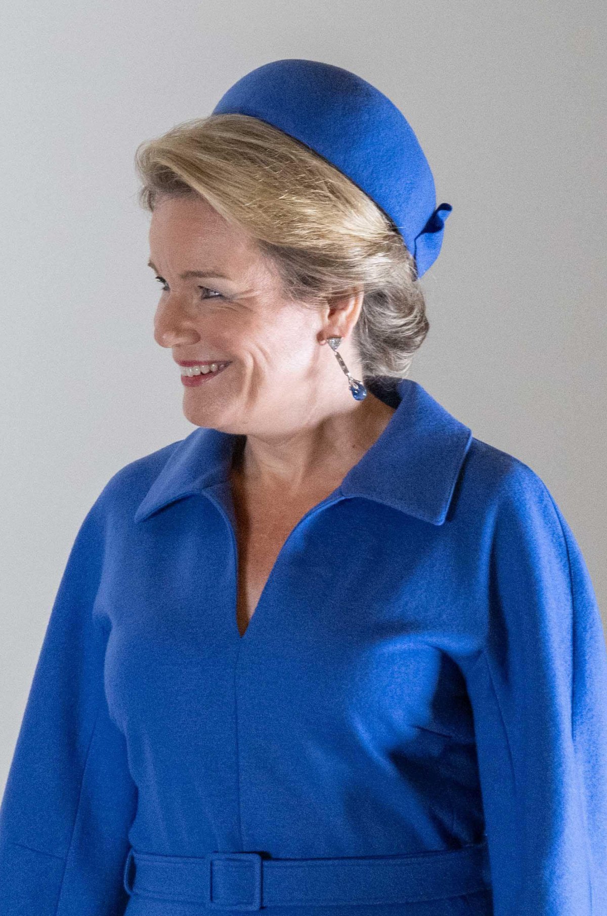 The Queen of the Belgians attends an oath-taking ceremony for her son, Prince Gabriel, at the Royal Military Academy in Brussels on September 30, 2025 (JONAS ROOSENS/Belga News Agency/Alamy)