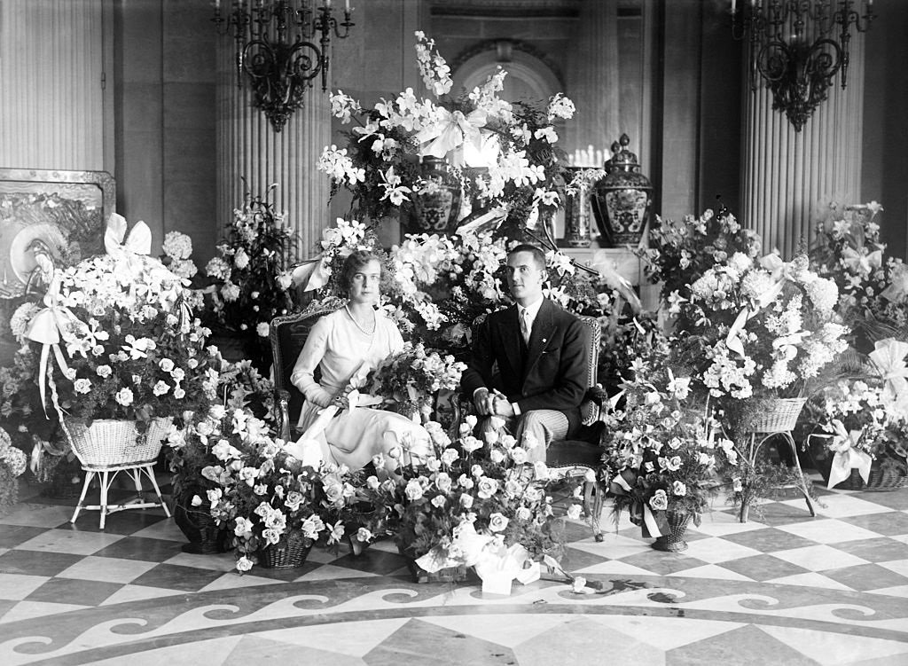Princess Marie-José of Belgium and Crown Prince Umberto of Italy, pictured shortly after their royal engagement announcement, 1929 (Wikimedia Commons)