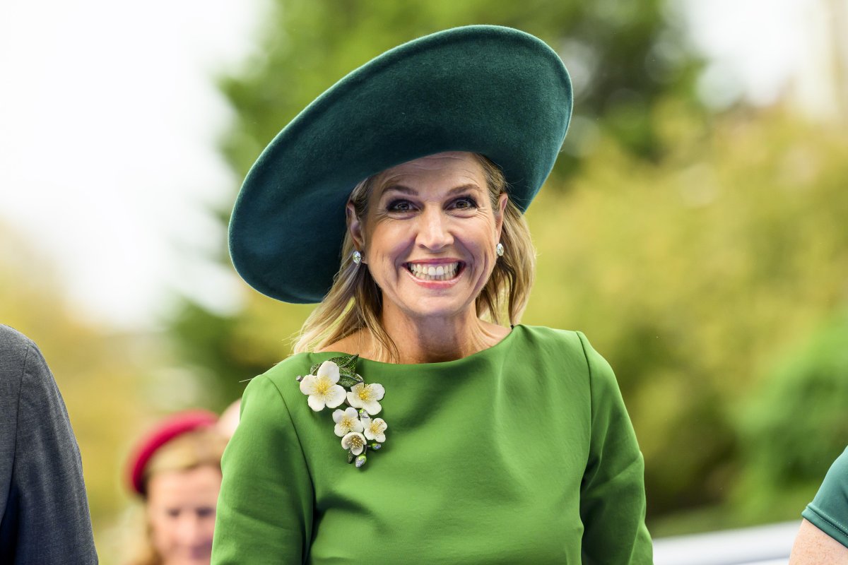 The Queen of the Netherlands opens the new global headquarters of Royal Philips in Amsterdam on October 16, 2025 (Patrick van Emst/NLBeeld/Alamy)