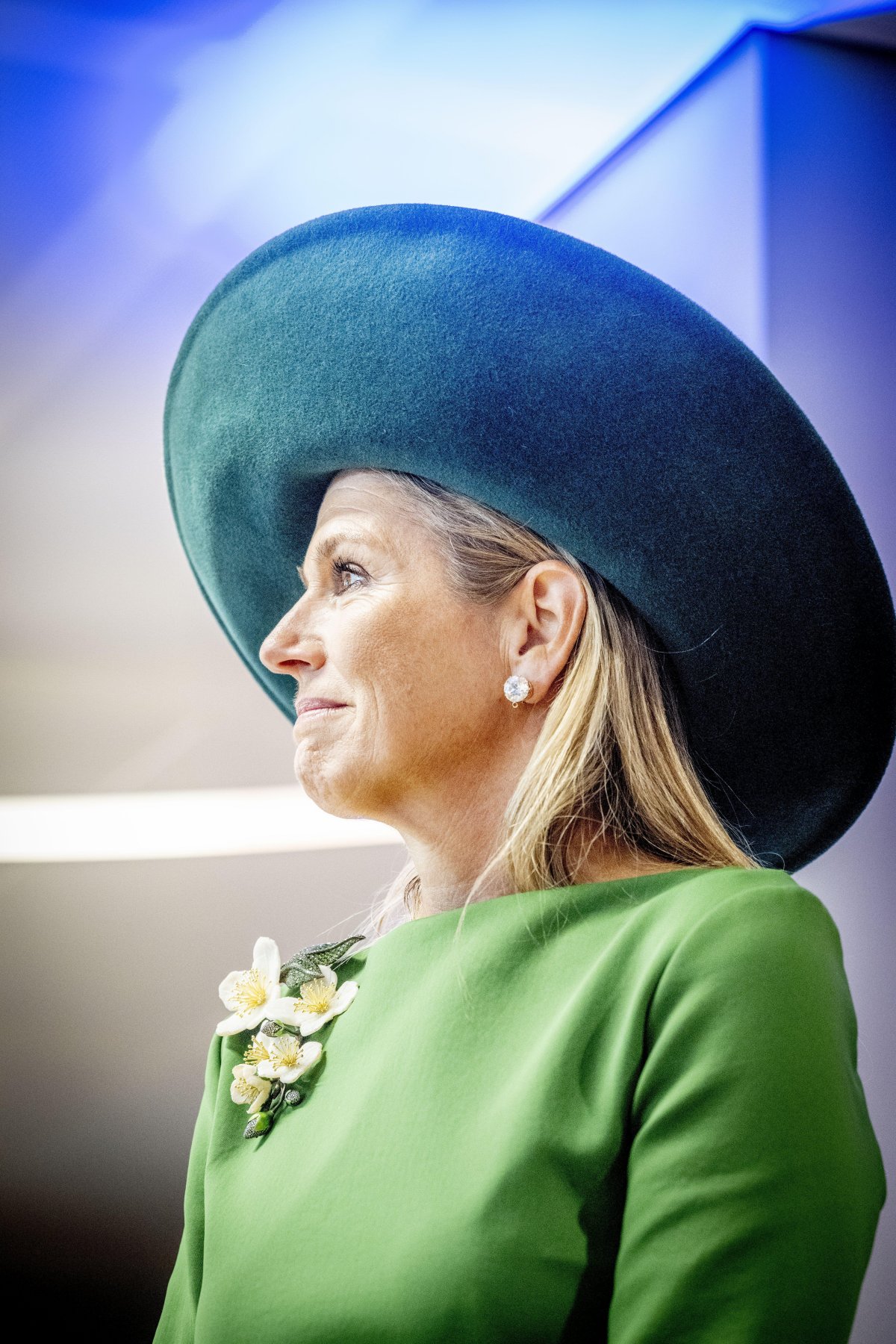 The Queen of the Netherlands opens the new global headquarters of Royal Philips in Amsterdam on October 16, 2025 (ROBIN UTRECHT/ANP/Alamy)