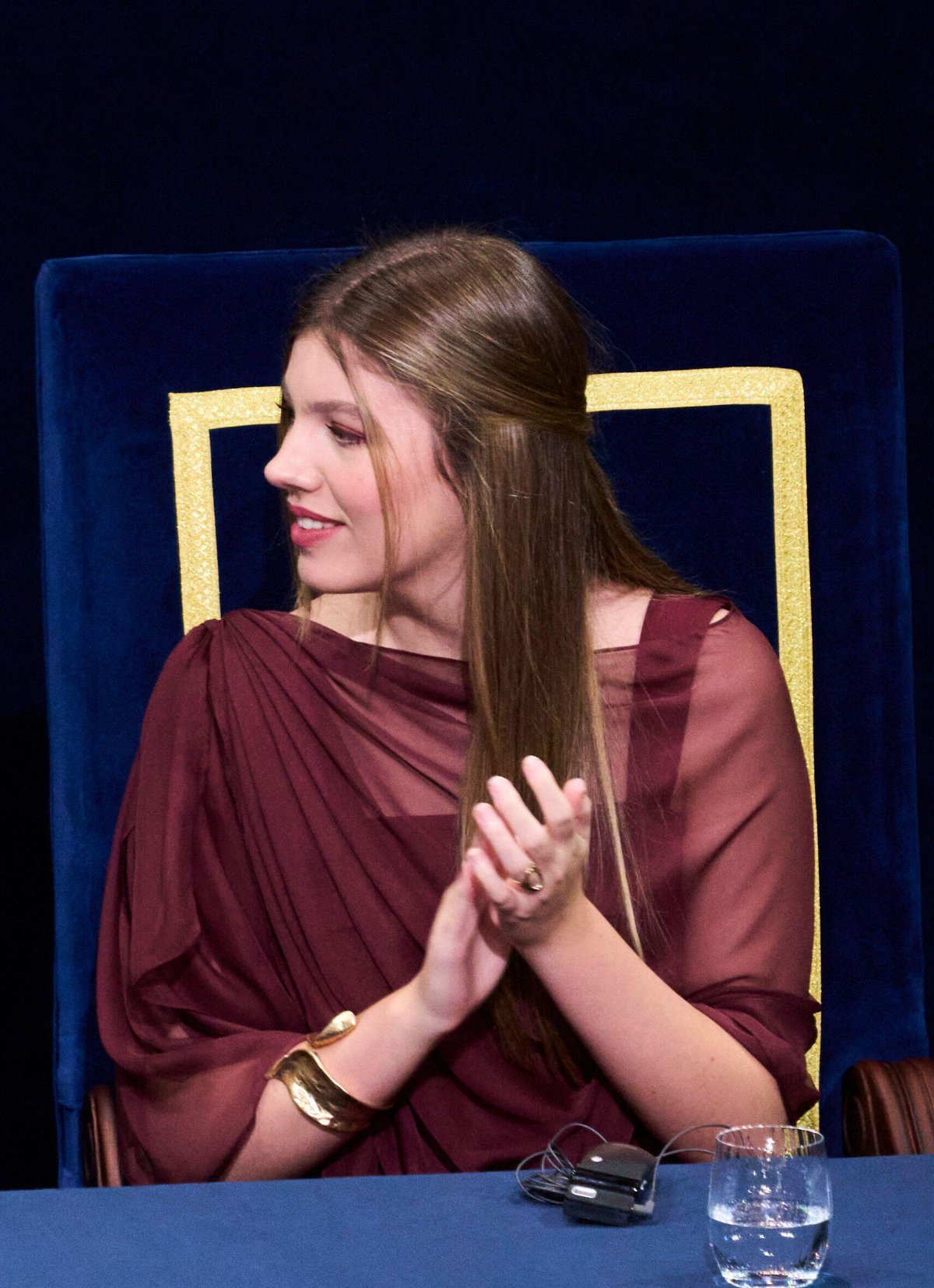 Infanta Sofia of Spain attends the Princess of Asturias Awards ceremony at the Campoamor Theatre in Oviedo on October 24, 2025 (Album/Alamy)