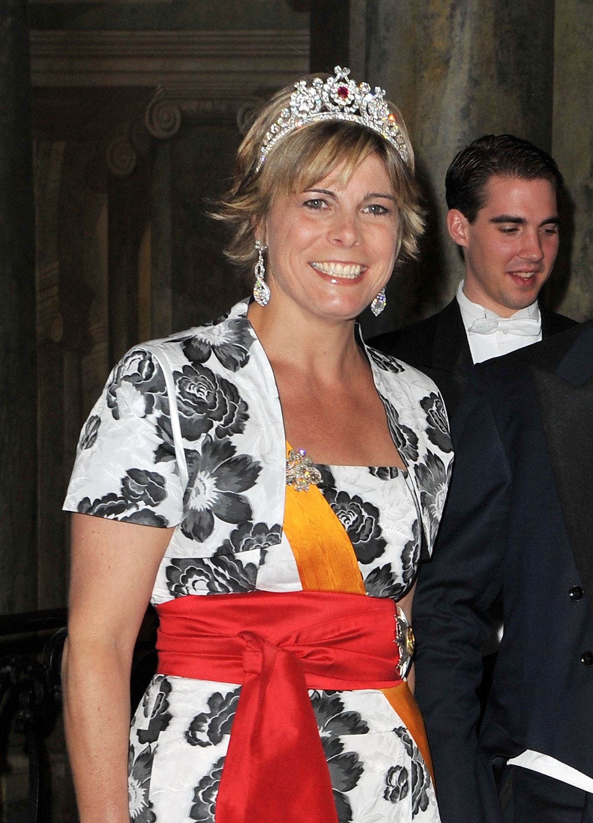Princess Laurentien of the Netherlands attends a banquet at the Royal Palace in Stockholm following the wedding of Crown Princess Victoria and Prince Daniel of Sweden on June 19, 2010 (Pascal Le Segretain/Getty Images)