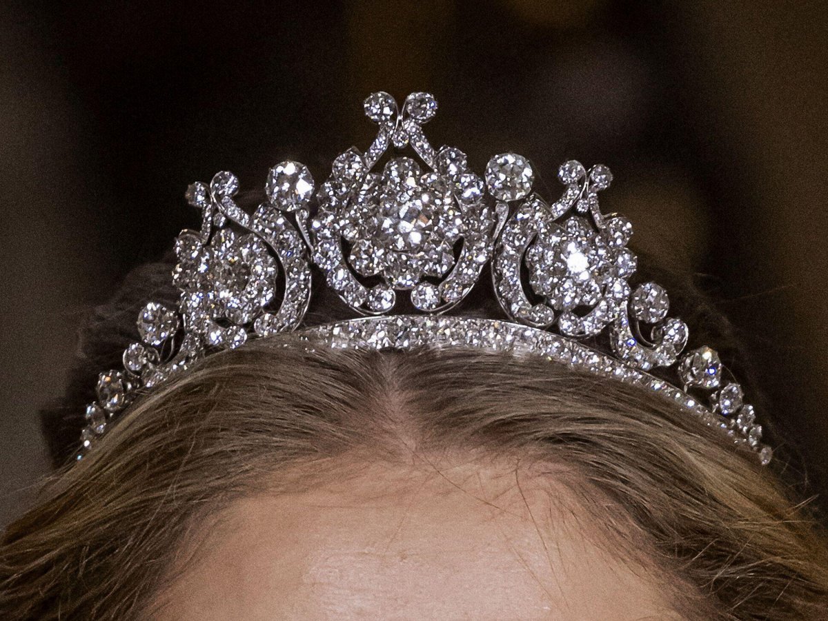 The Princess of Orange attends a gala banquet given by the new Grand Duke and Grand Duchess of Luxembourg on October 3, 2025 (David Niviere/Abaca Press/Alamy)