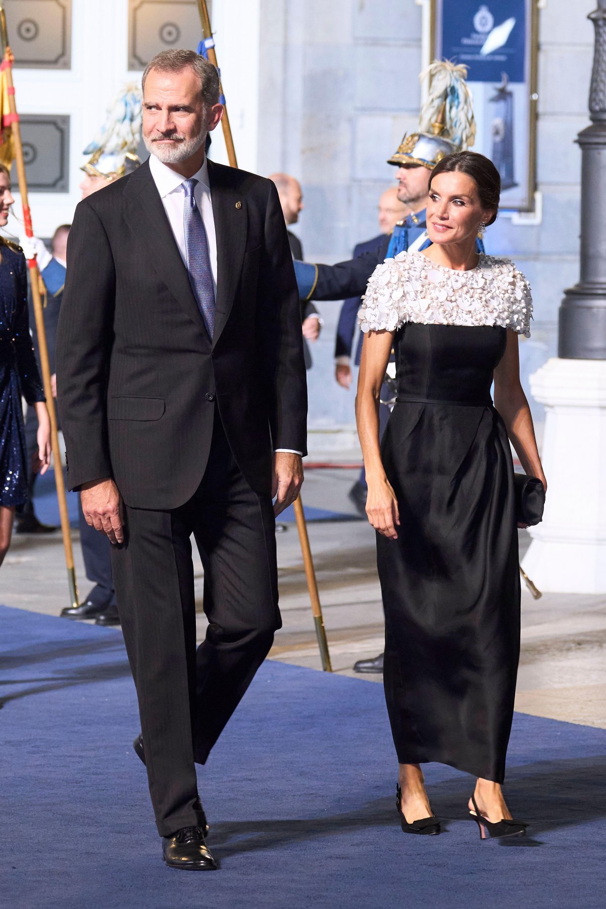The King and Queen of Spain attend the Princess of Asturias Awards in Oviedo on October 28, 2022 (Album/Alamy)